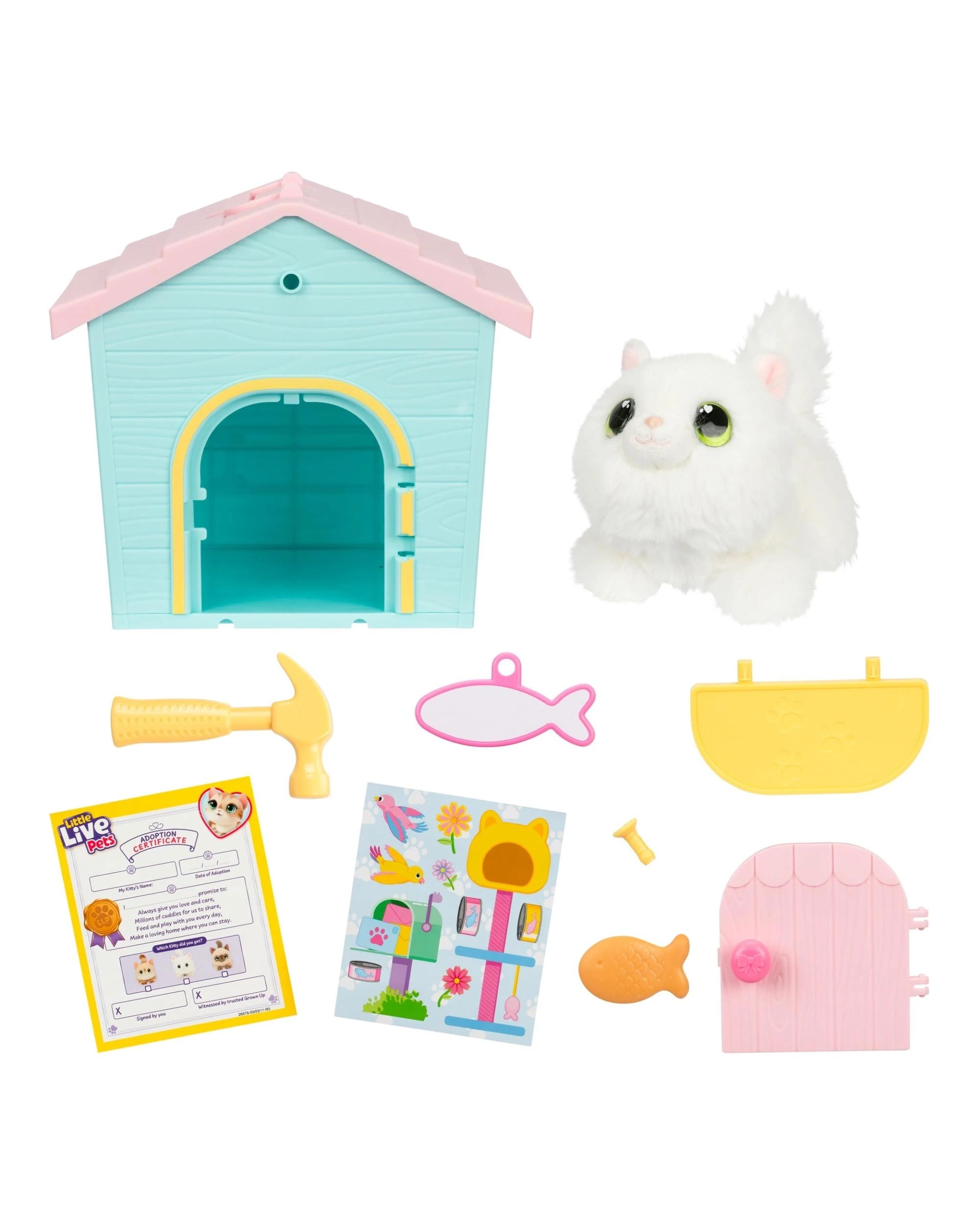 6 Little Live Pets My Kitty's Home Minis - Pink and Blue, 6 of 10