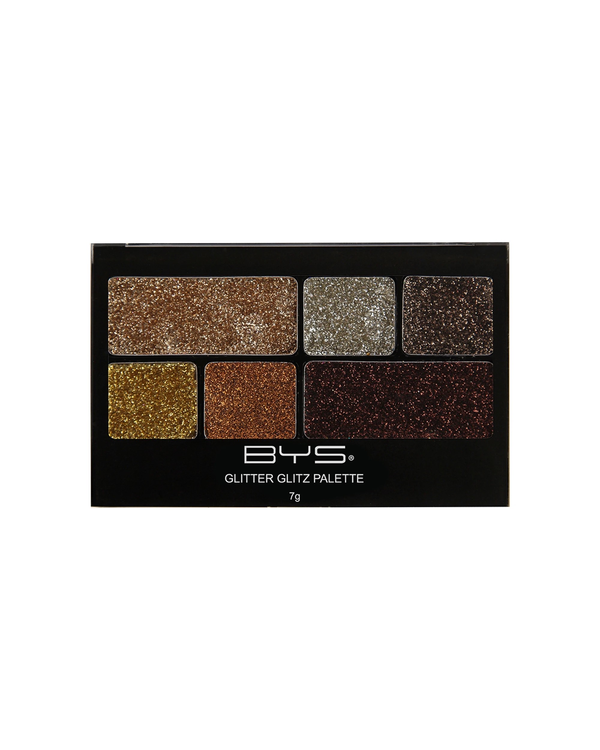 1 BYS Glitter Glitz Makeup 7g Palette Lustre Metals 6 Shades - Multi, 1 of 1
