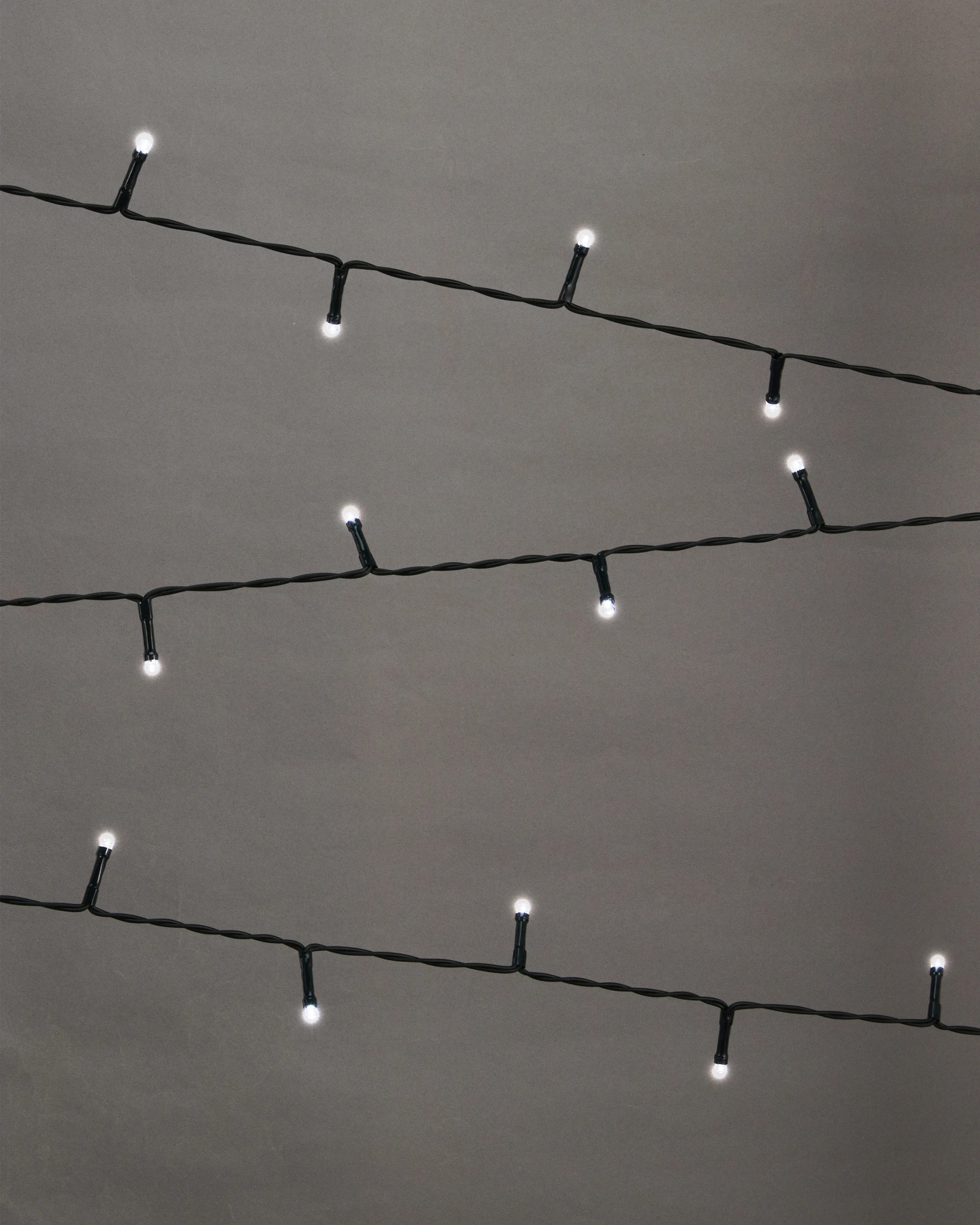Solar Powered 500 LED Multifunction White String Lights - Kmart