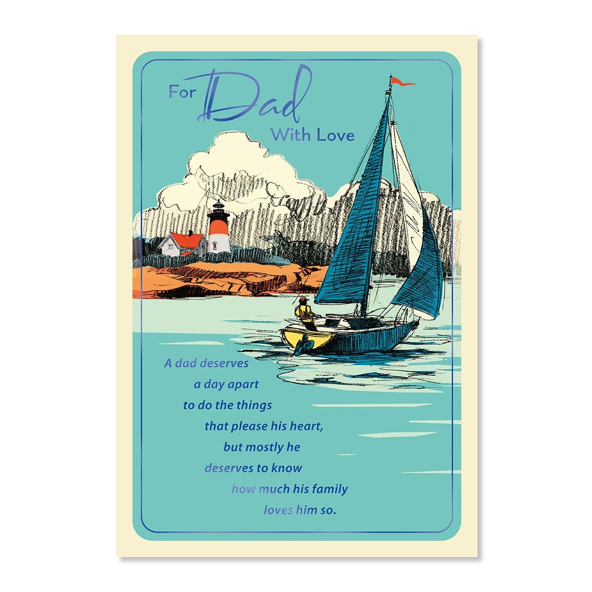 3 Hallmark Father's Day Card - Sail Boat, 3 of 3