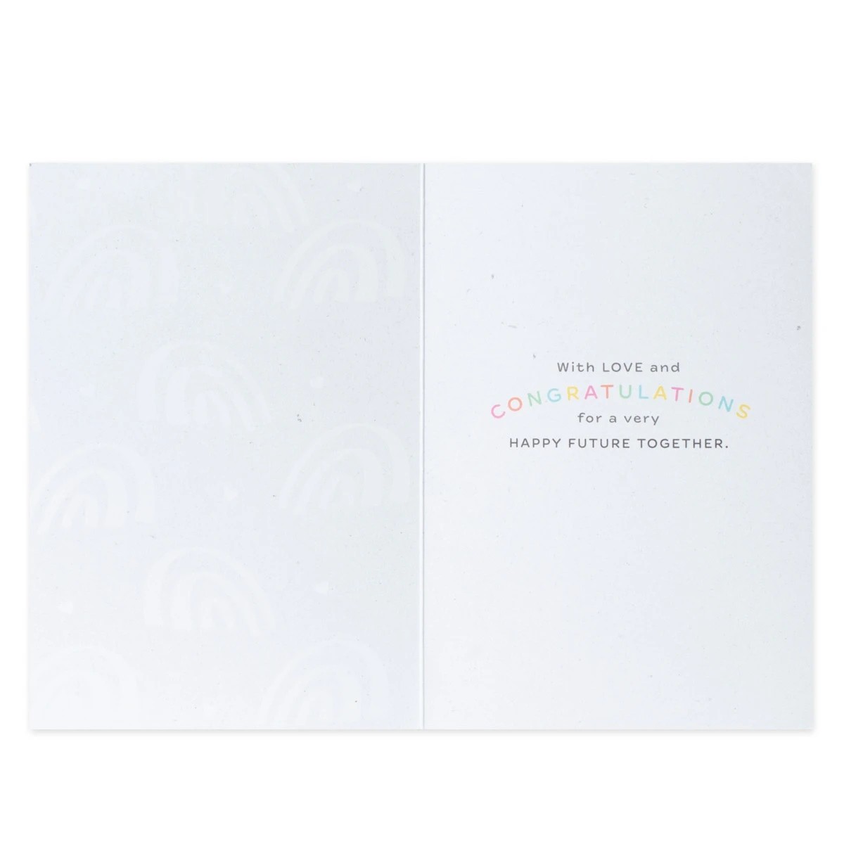 2 Connections from Hallmark Wedding Congratulations Card - Smiling Rainbows, 2 of 3