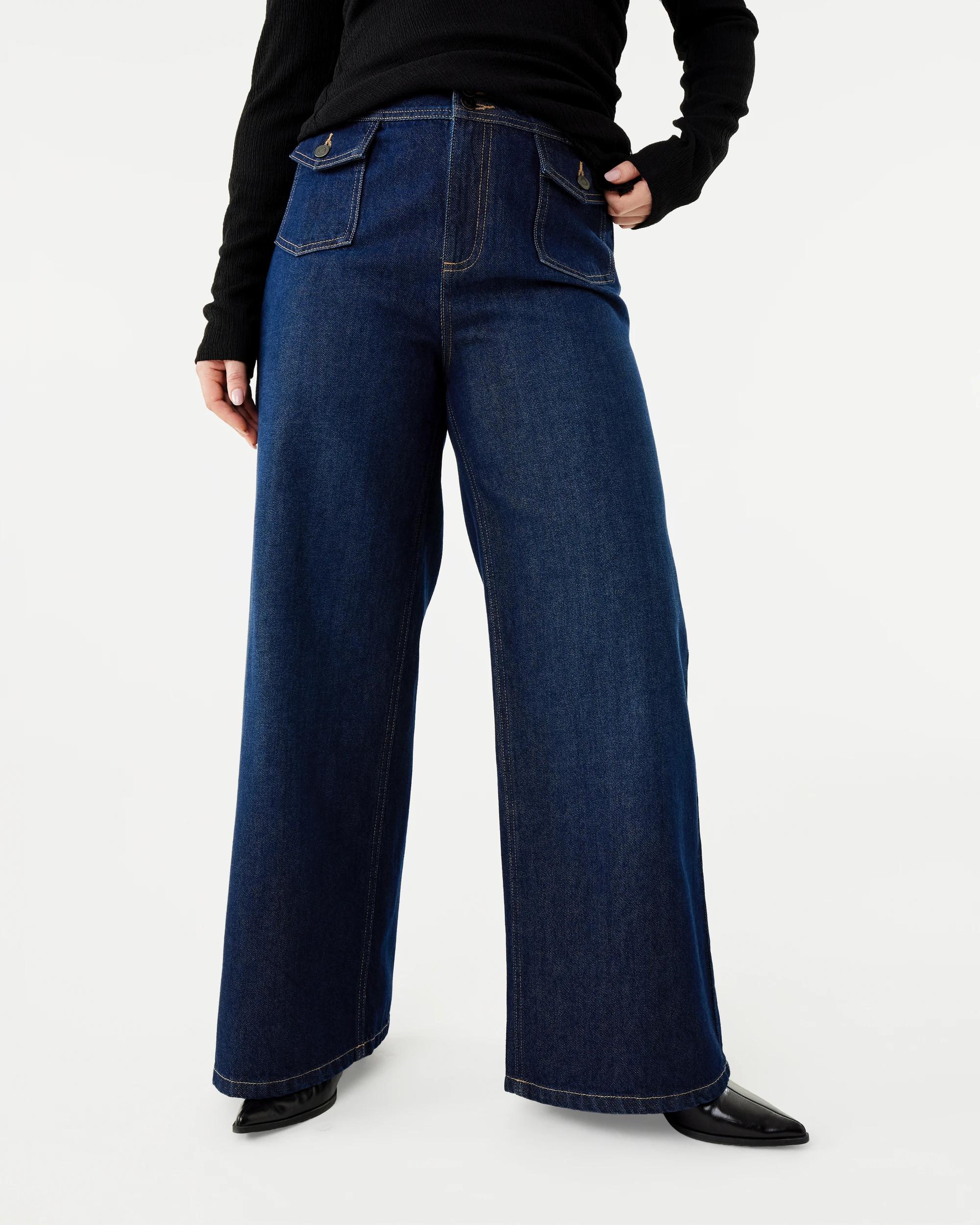 1 Detail Pocket Jeans Mid Wash, 1 of 7