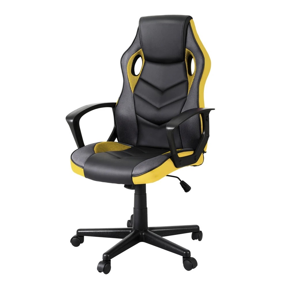 1 Artiss Gaming Office Chair Computer Chairs Yellow - Yellow, 1 of 5