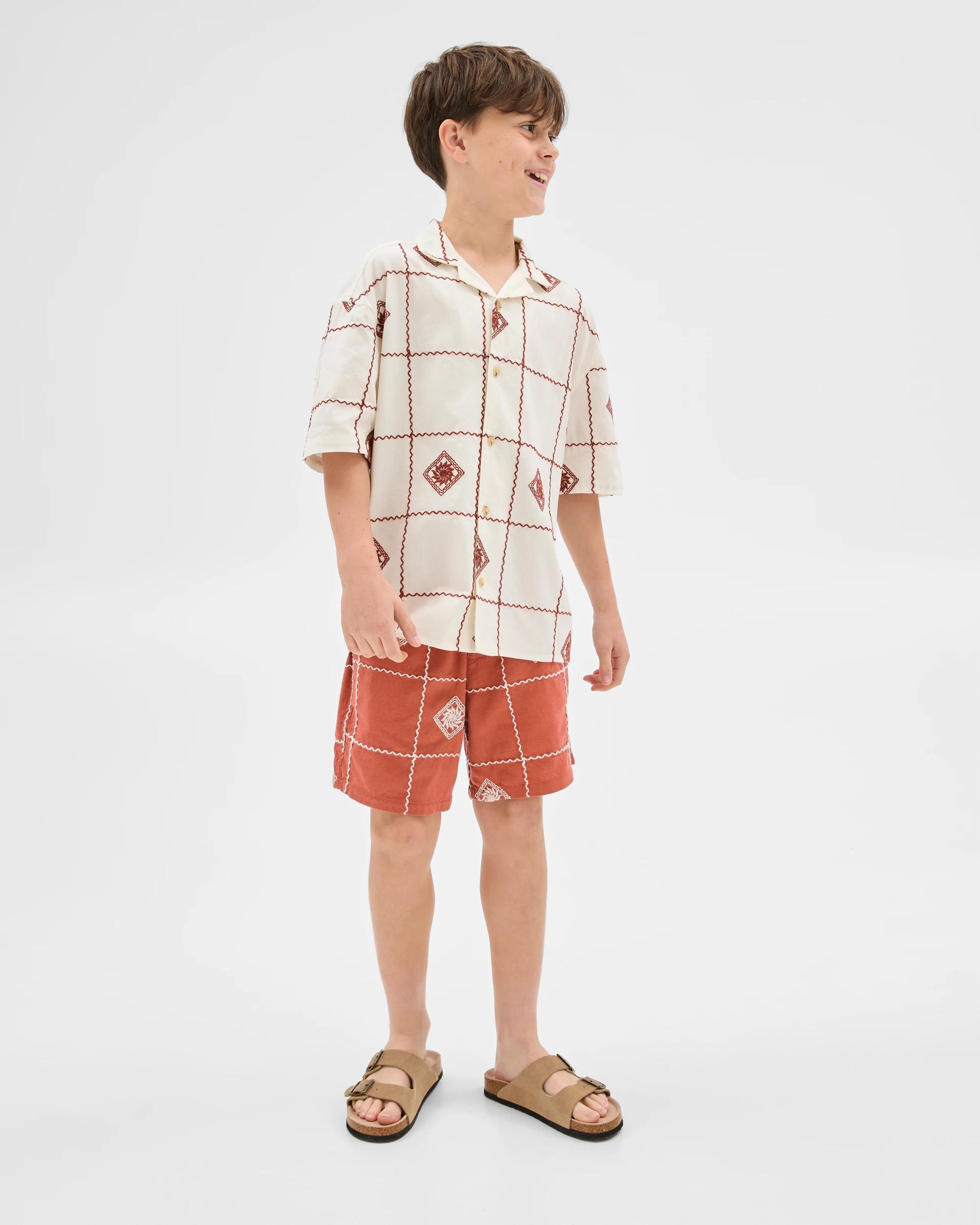 2 Target Woven Shorts WARM RUST, 2 of 5