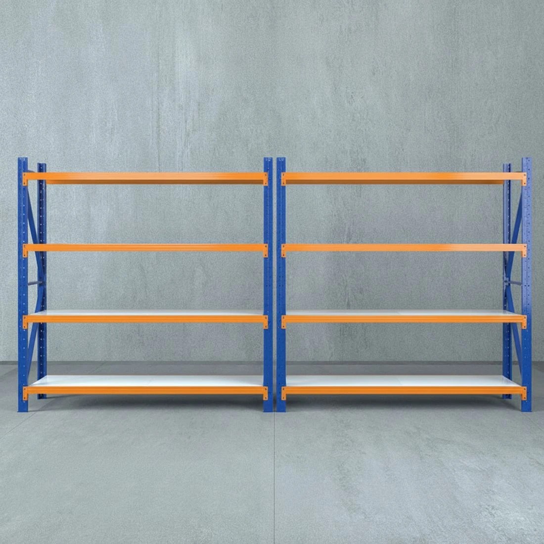 3 Giantz 4Mx2M Garage Shelving Warehouse Rack Orange - Multi, 3 of 4