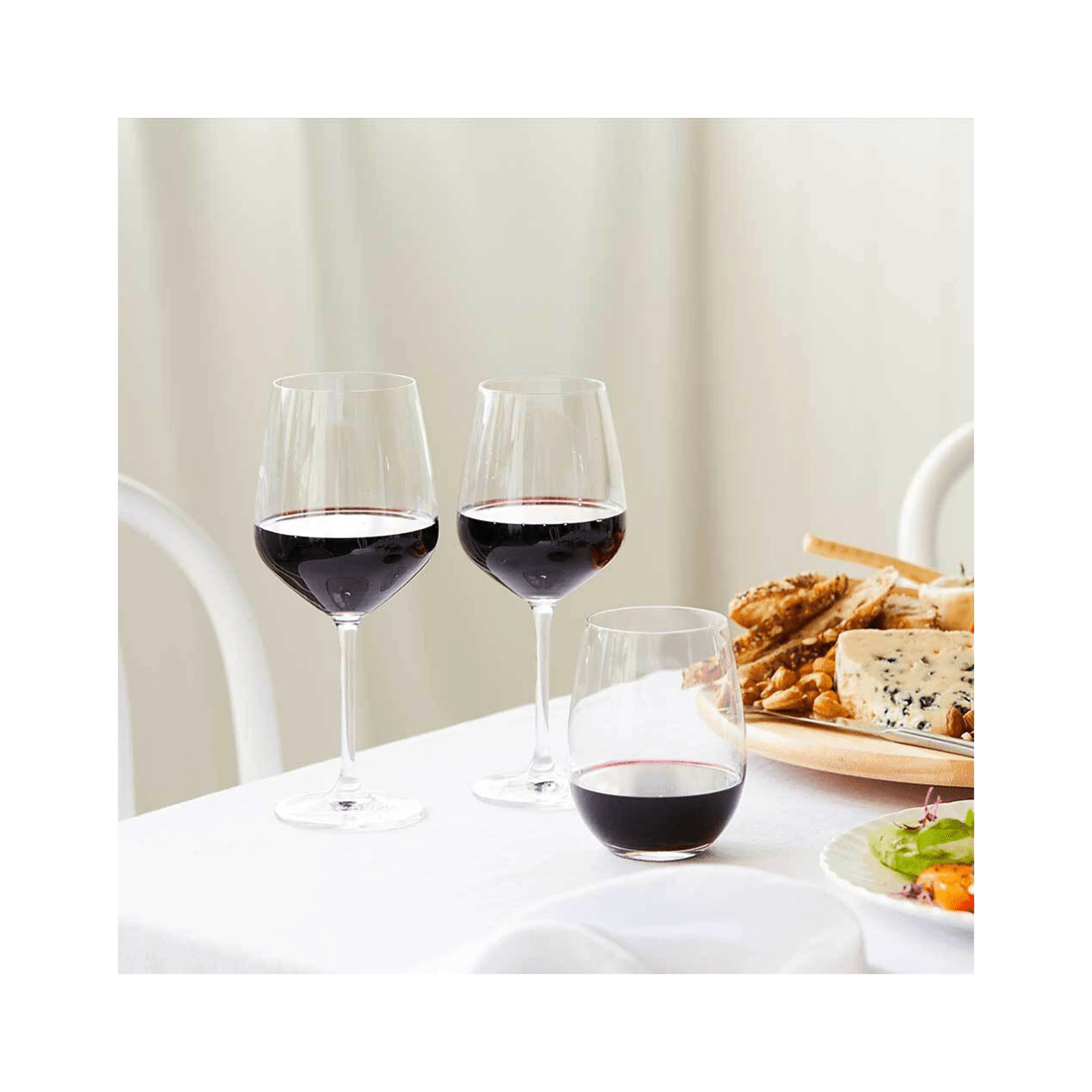 2 6pc Stanley Rogers Tamar 627ml Red Wine Crystal Glass Stemmed Party Set Large
 - Clear, 2 of 3