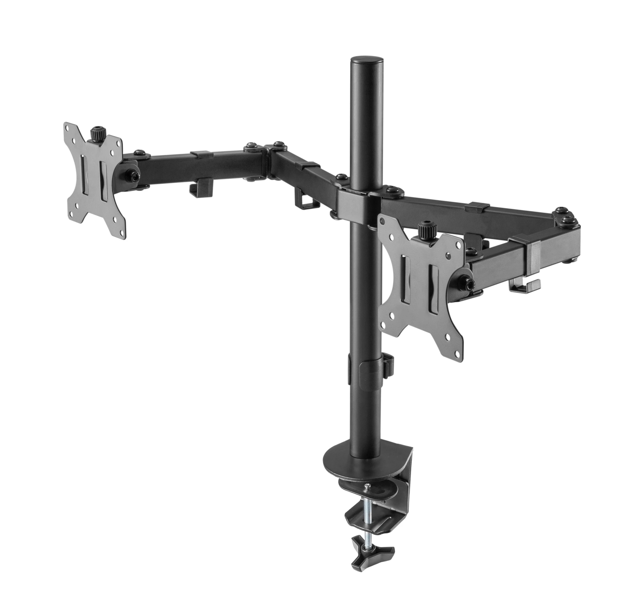 2 Brateck Double Joint Articulating Steel Dual Monitor Arm 13’’-32’’, 2 of 10
