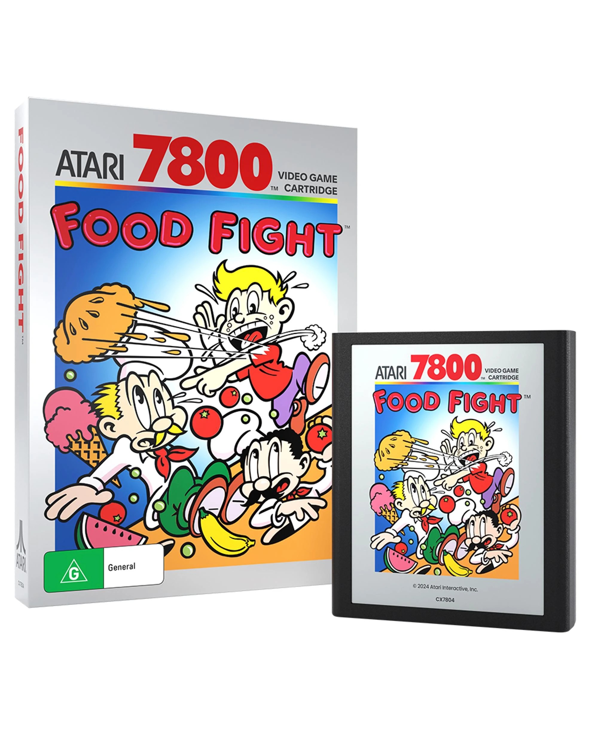 1 Atari Food Fight 7800, 1 of 5