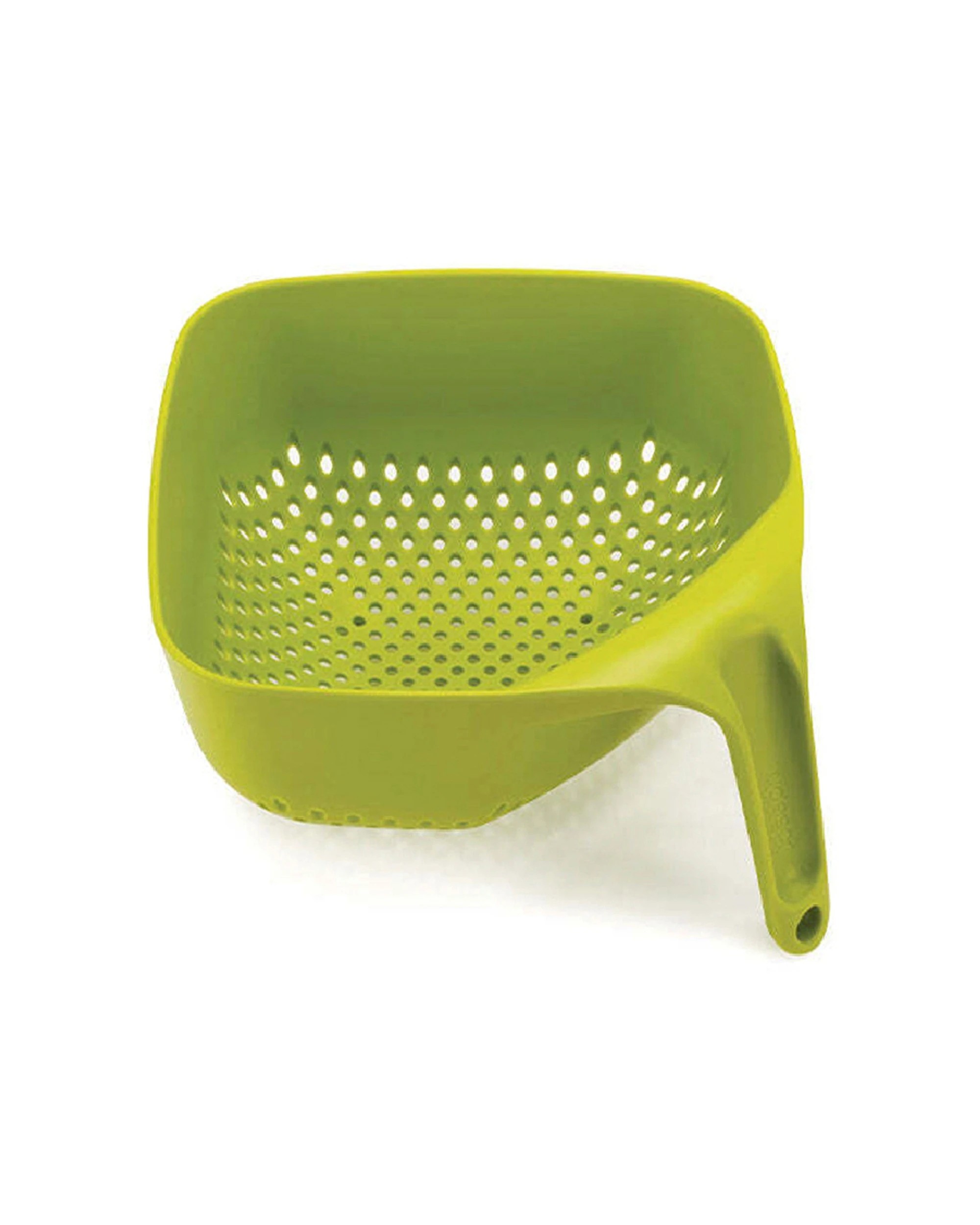 1 Joseph Joseph 19cm Square Kitchen Cooking Colanders Ergonomic Handle - Green, 1 of 4