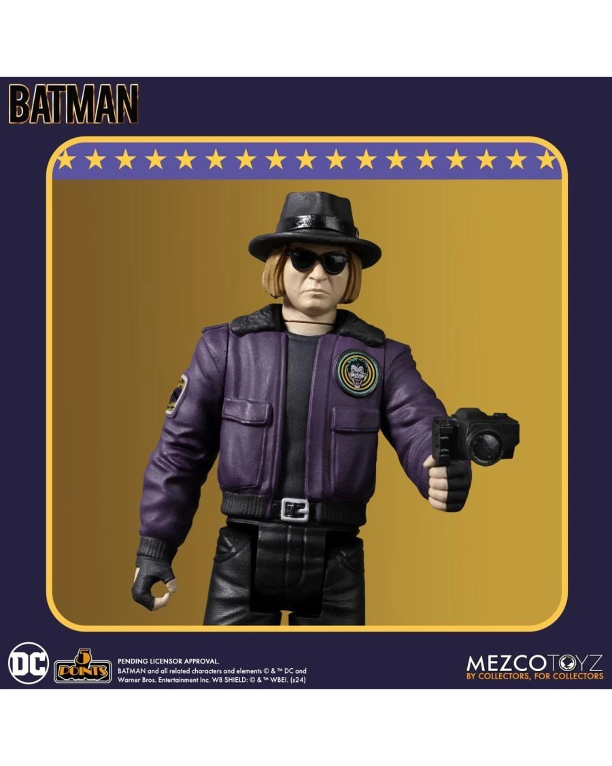4 Mezco Toyz DC Batman 1989 5 Points Joker Goon Action Figure, 4 of 4