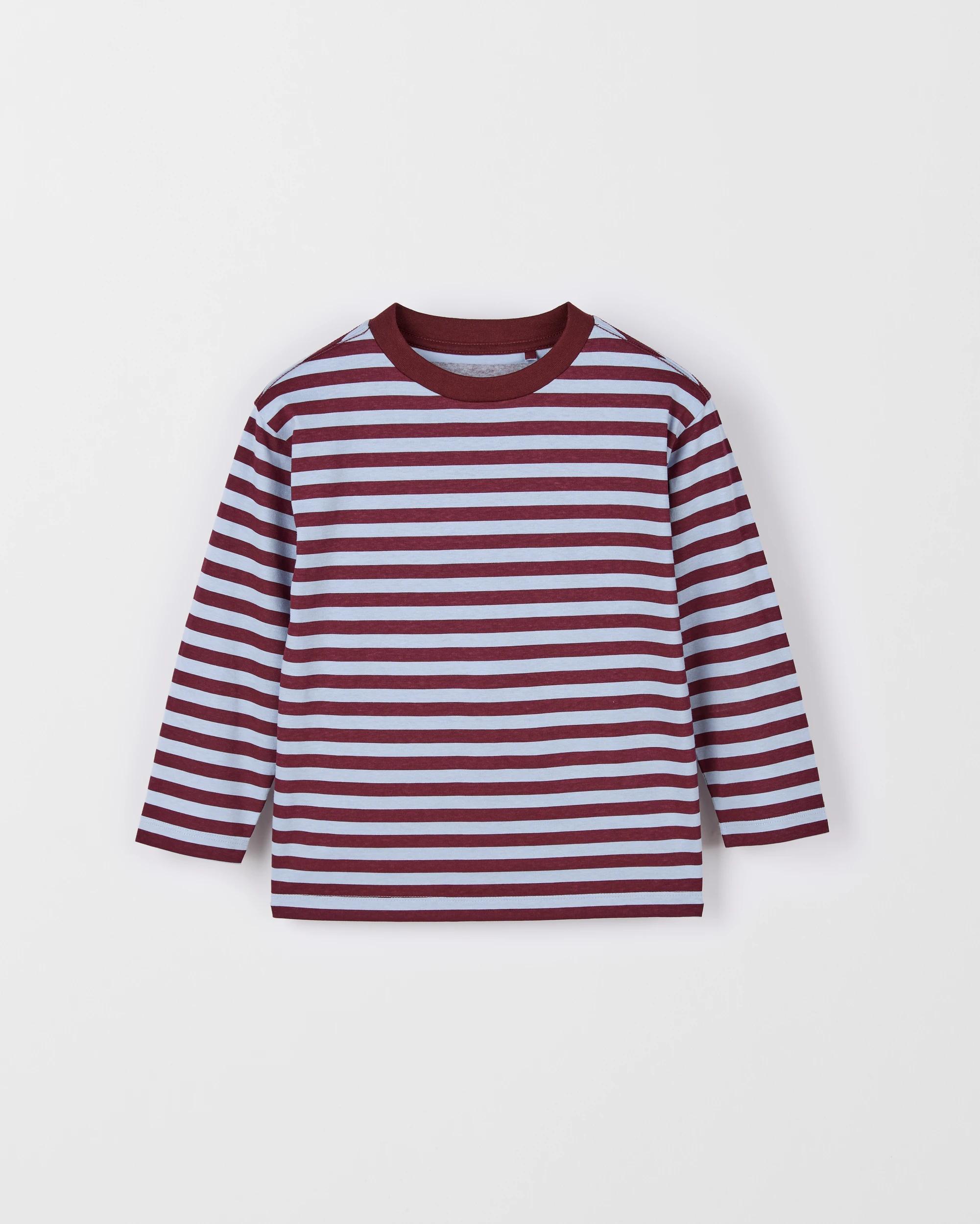 4 Target Kids Australian Cotton Long Sleeve T-Shirt BLUE/PORT, 4 of 5