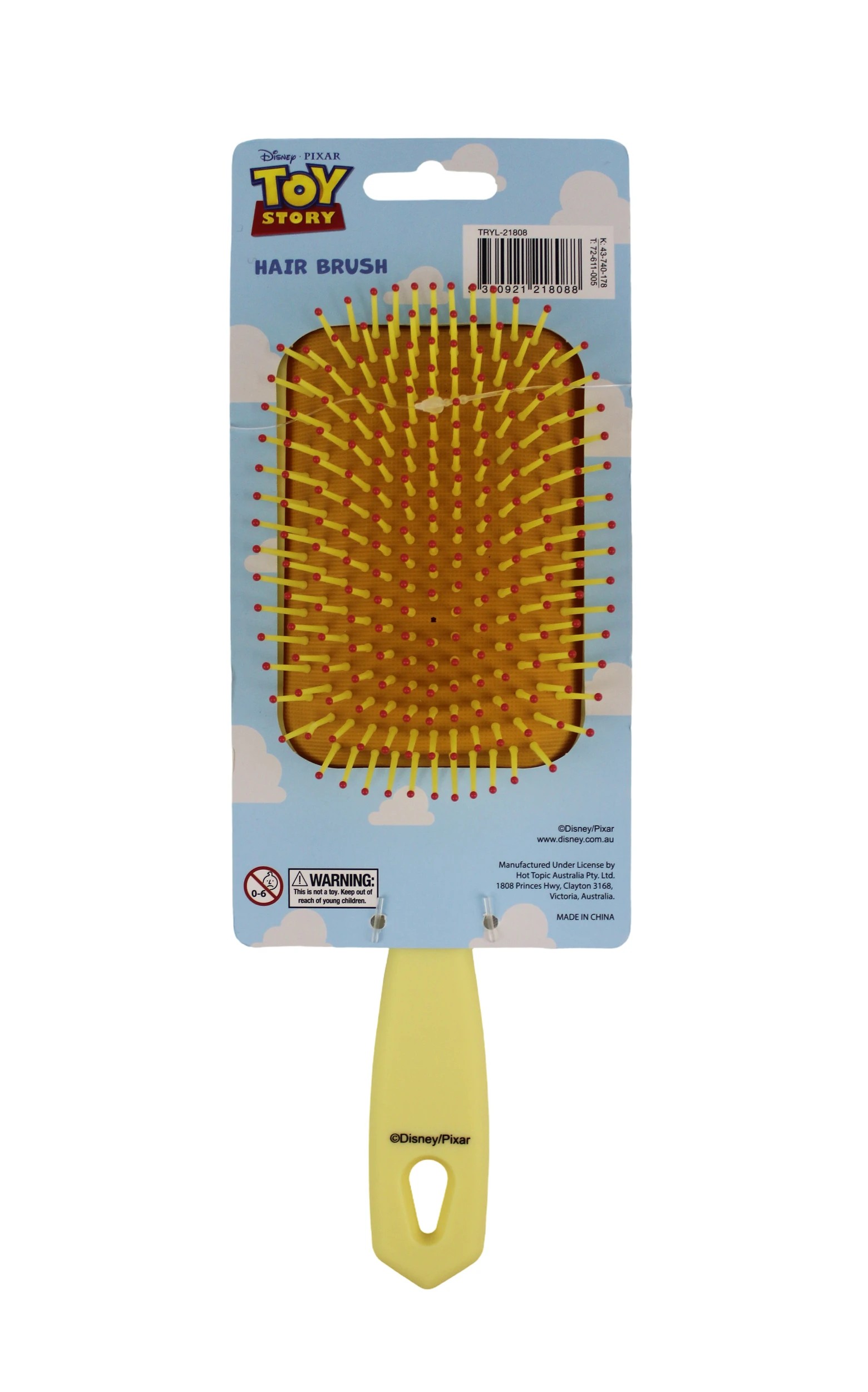 4 Disney Pixar Toy Story Paddle Hairbrush - Woody, 4 of 4
