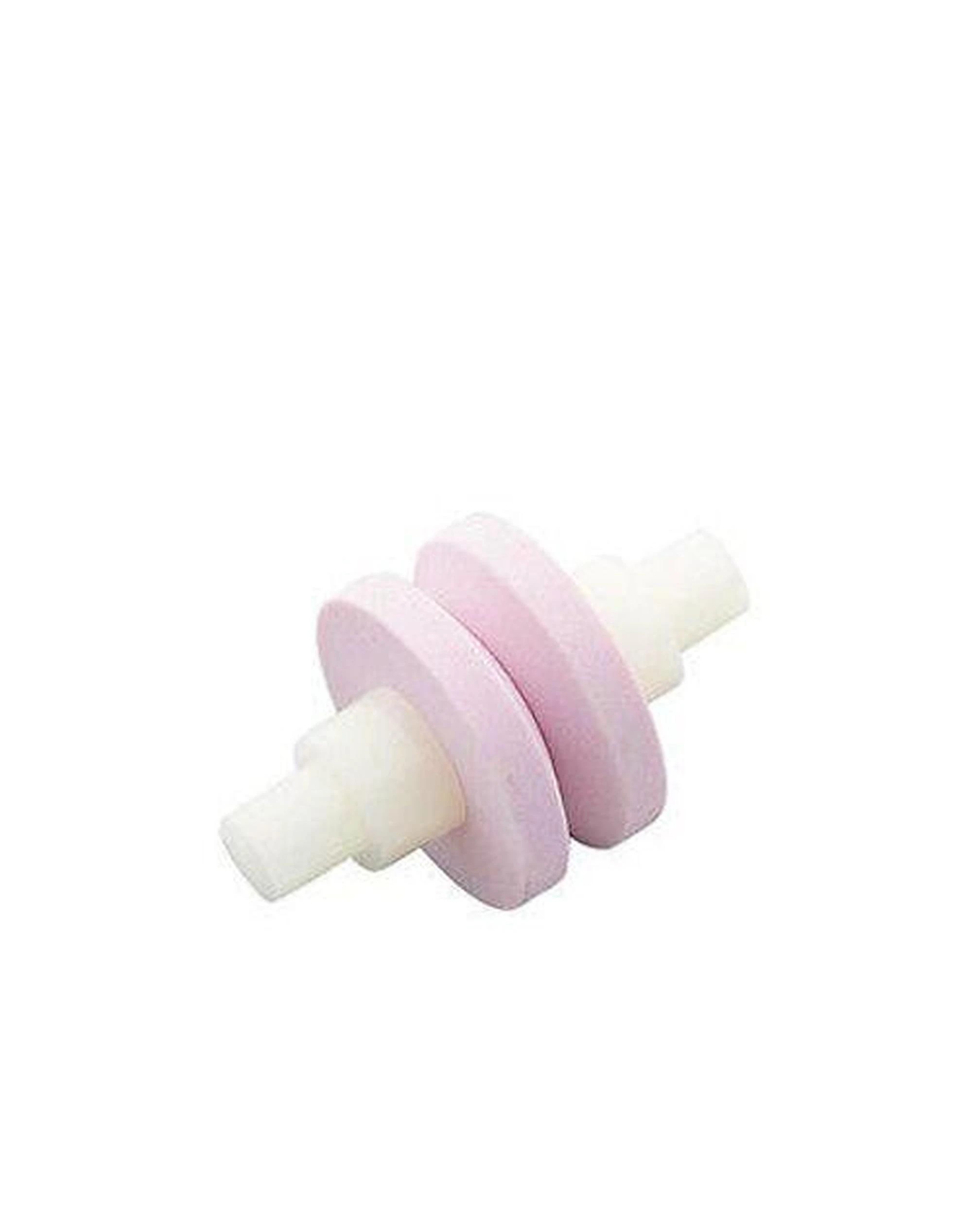 2 Global 2 Stage Water Sharpener Replacement Wheel Pink and White Set of 2, 2 of 3