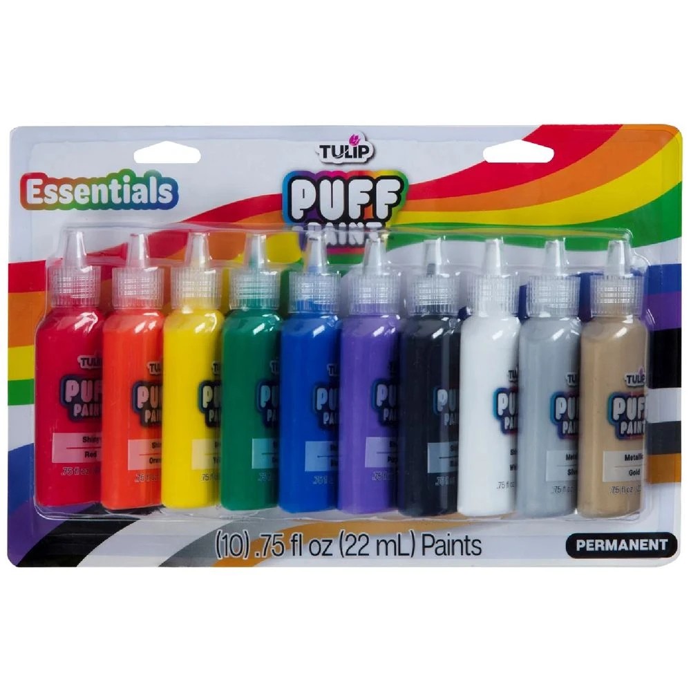 1 Tulip Dimensional Puff Fabric Paint Essentials 10 Pack, 1 of 4