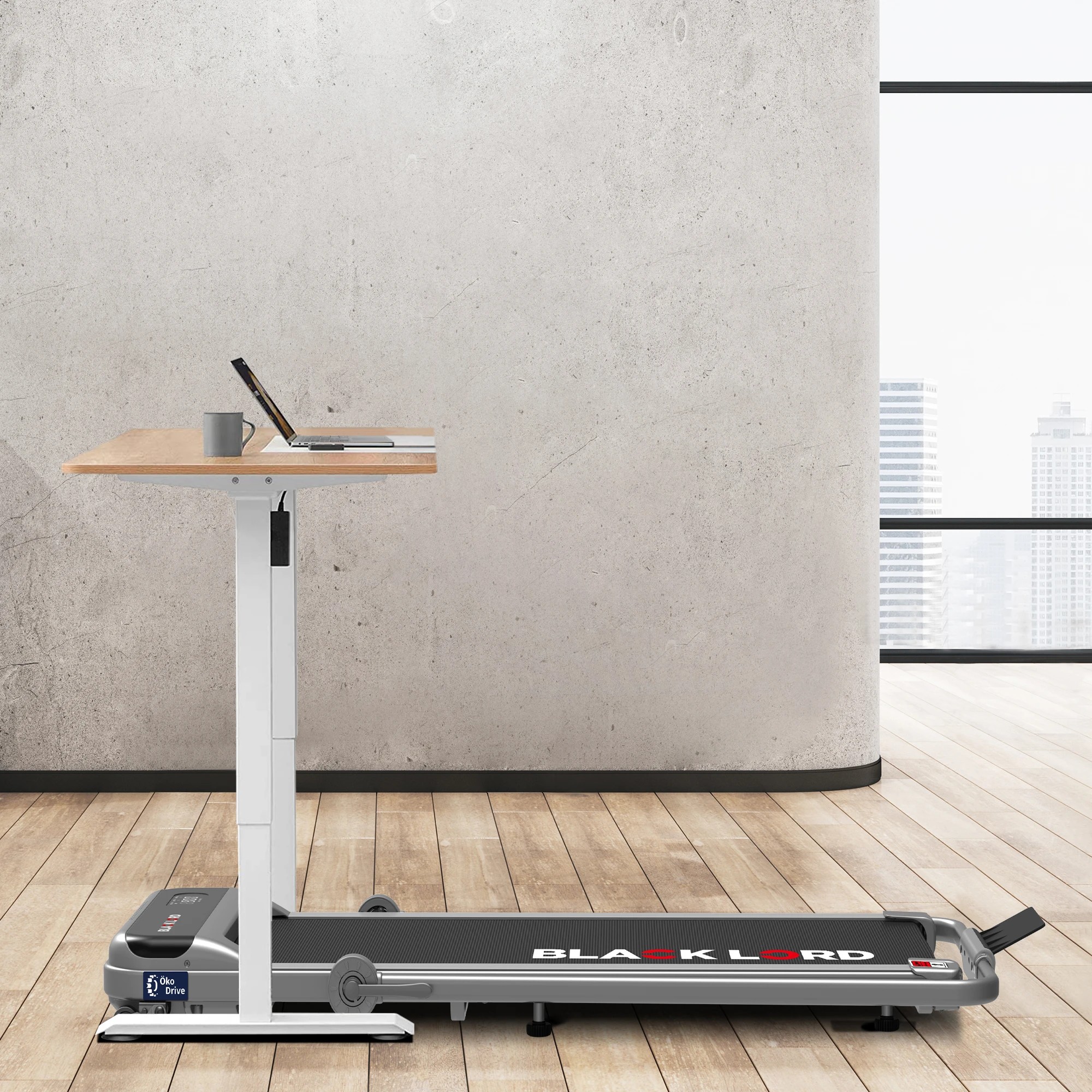 6 Black Lord Treadmill Electric Walking Pad Home Incline Foldable - Silver, 6 of 9