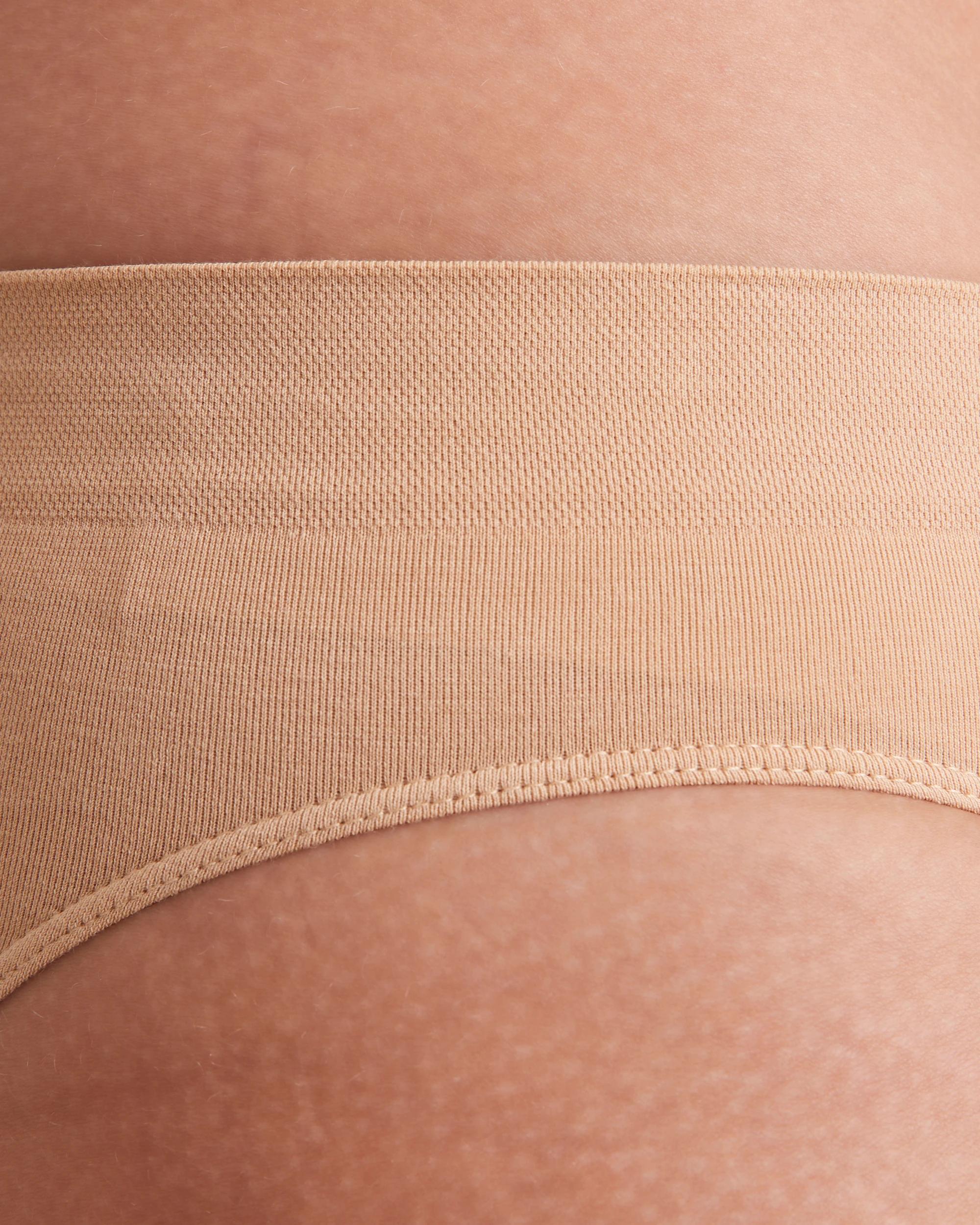 6 Target 2 Pack Cotton Seamfree Bikini Briefs LATTE BROWN, 6 of 8