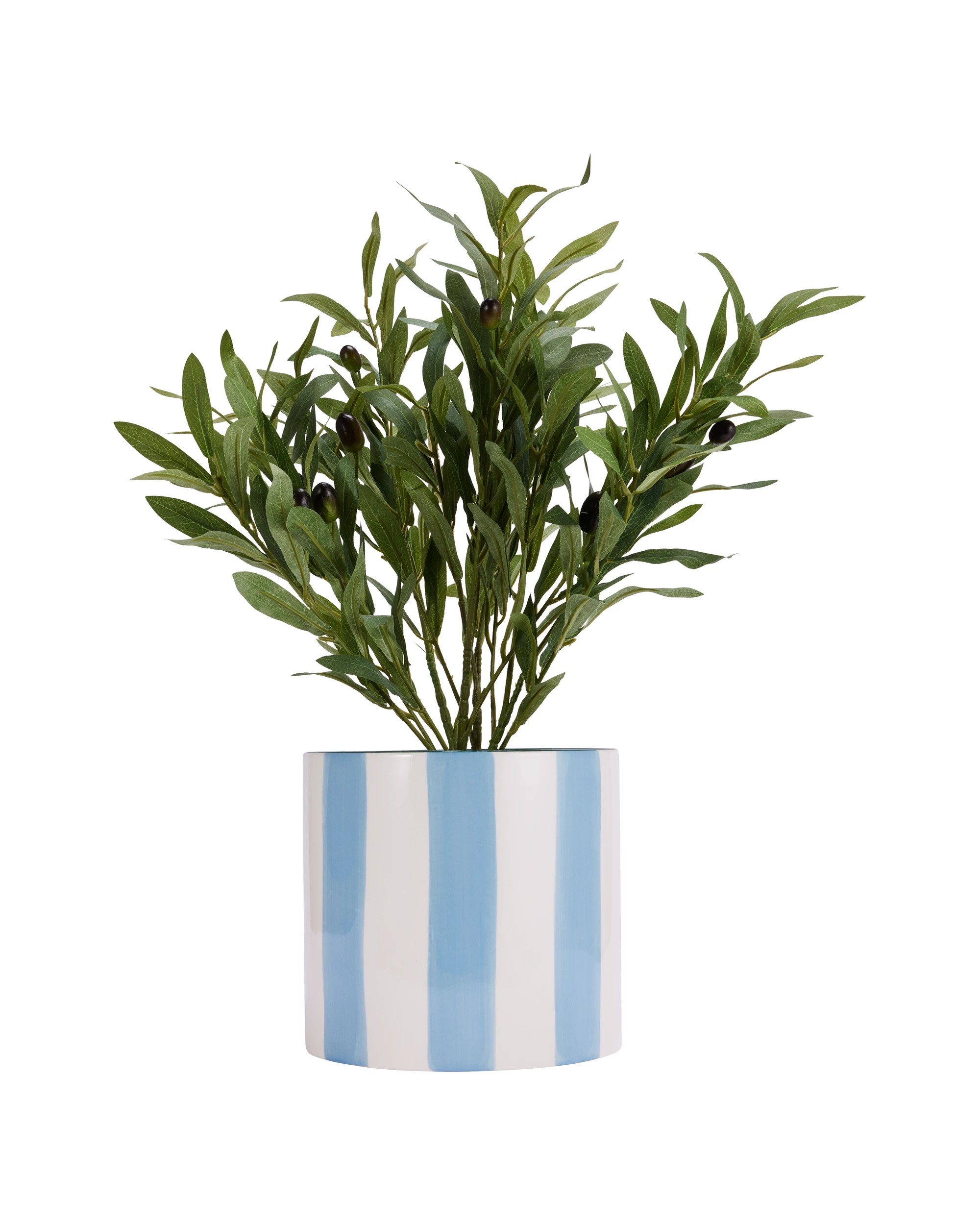 1 Blue Stripe Pot, 1 of 7