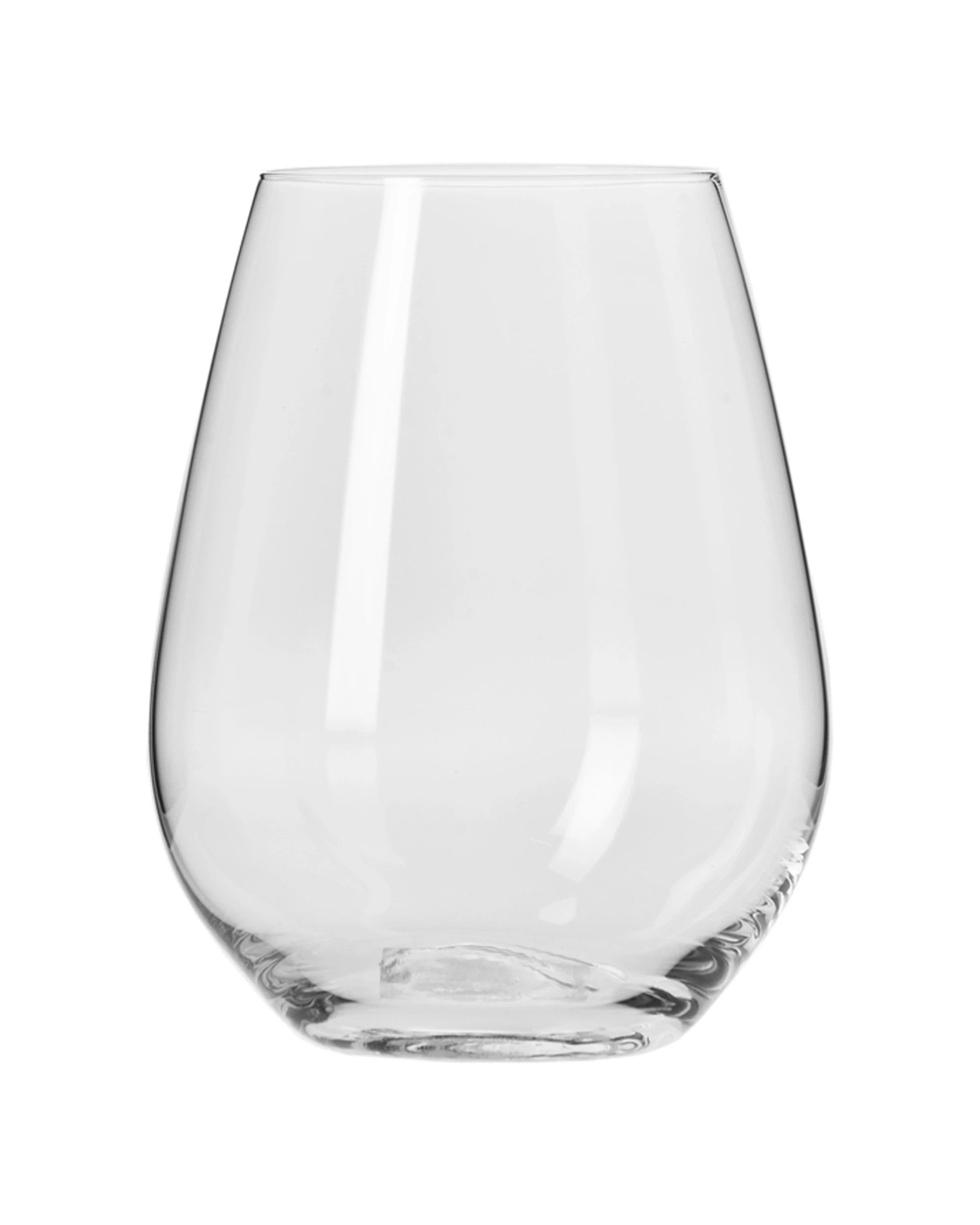 5 Krosno Harmony 6-Piece 440ml Stemless Wine Glass Set - Plain, 5 of 6