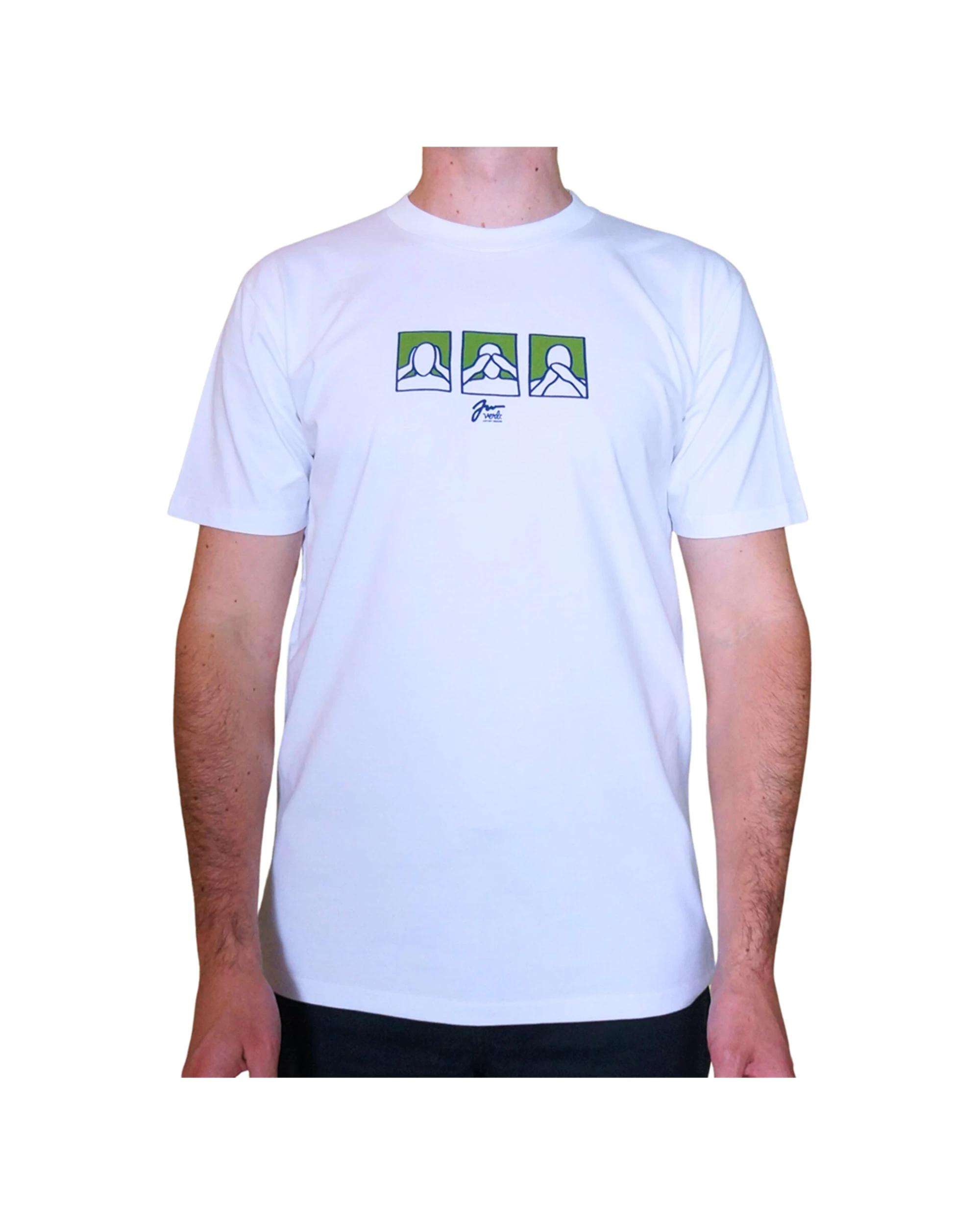 3 Verb Hear Men See Speak Artist Series Jeremy Wray Tshirt Sport WHITE, 3 of 3