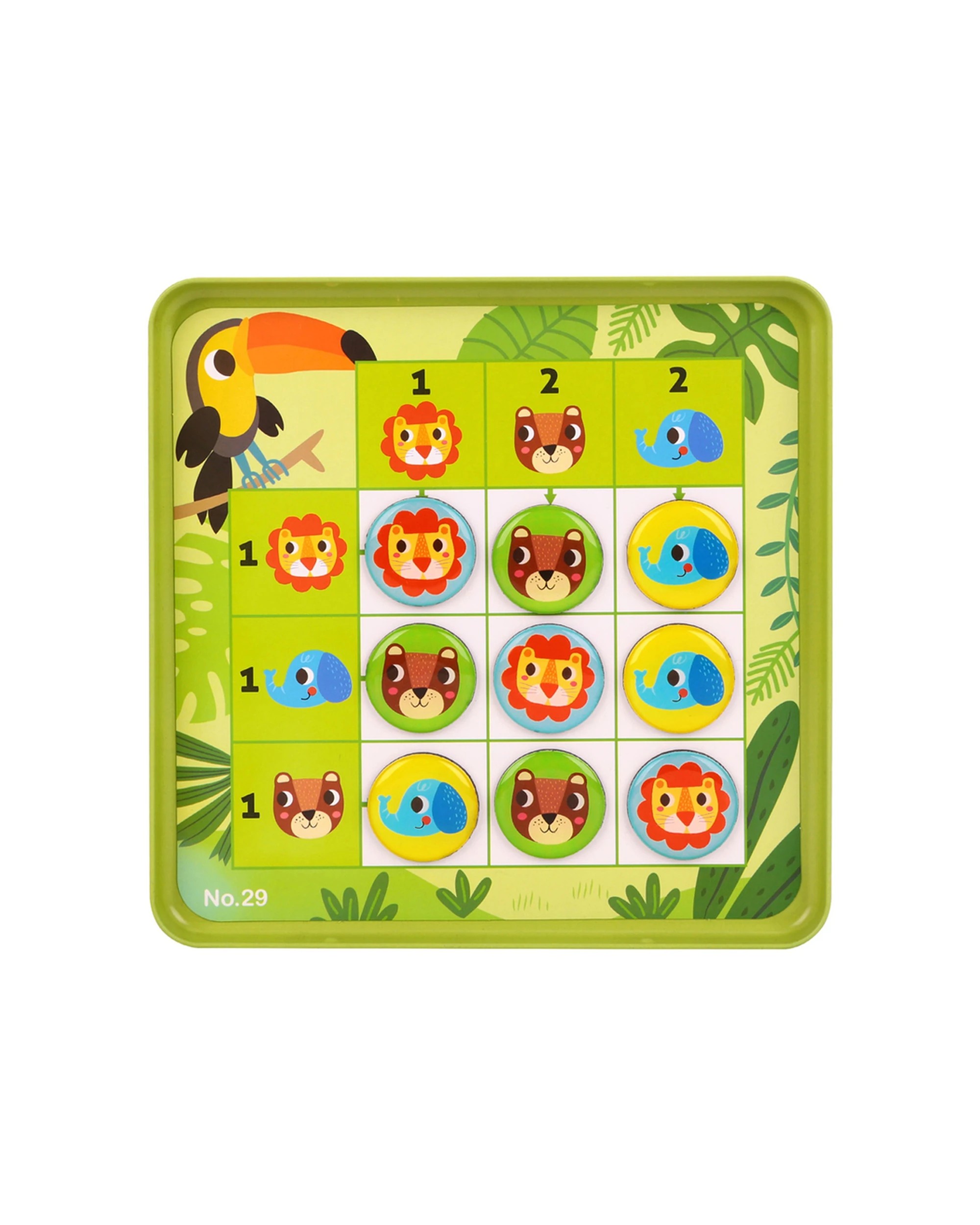 3 Tooky Toy Kids Childrens Forest Themed Sudoku Tabletop Educational Fun Game - Multi, 3 of 7