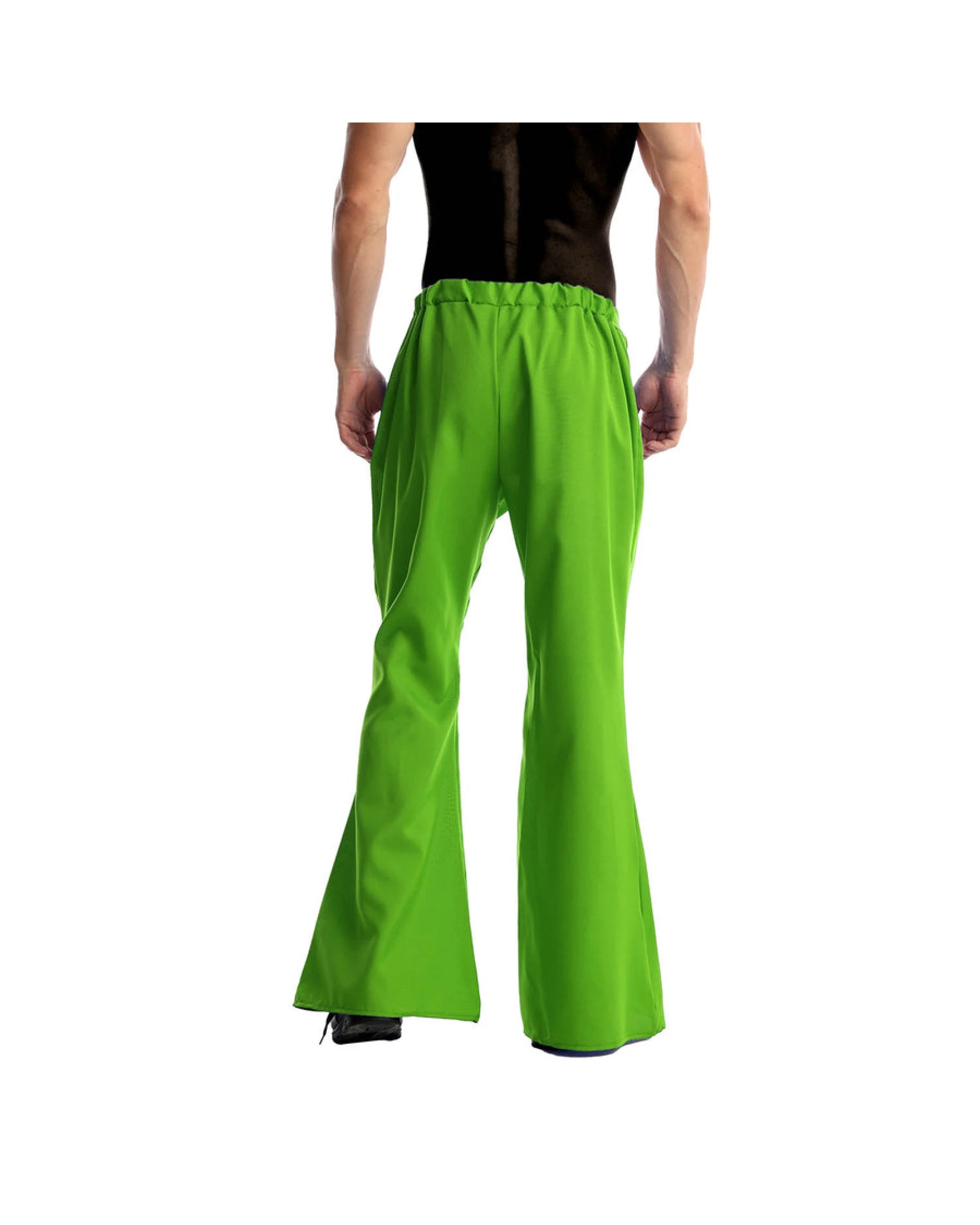 2 Men's Retro Disco Flare Trousers Fancy Dress Costume, 2 of 2