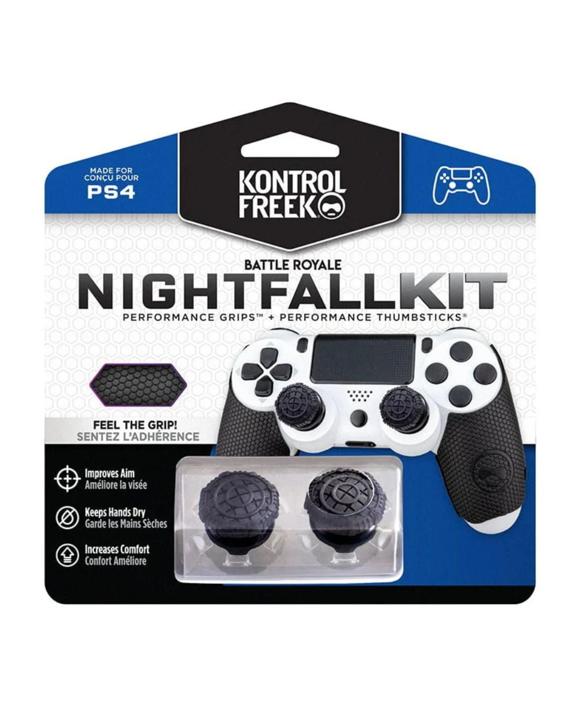 KontrolFreek Battle Royale Nightfall Performance Kit for PS4 - Black