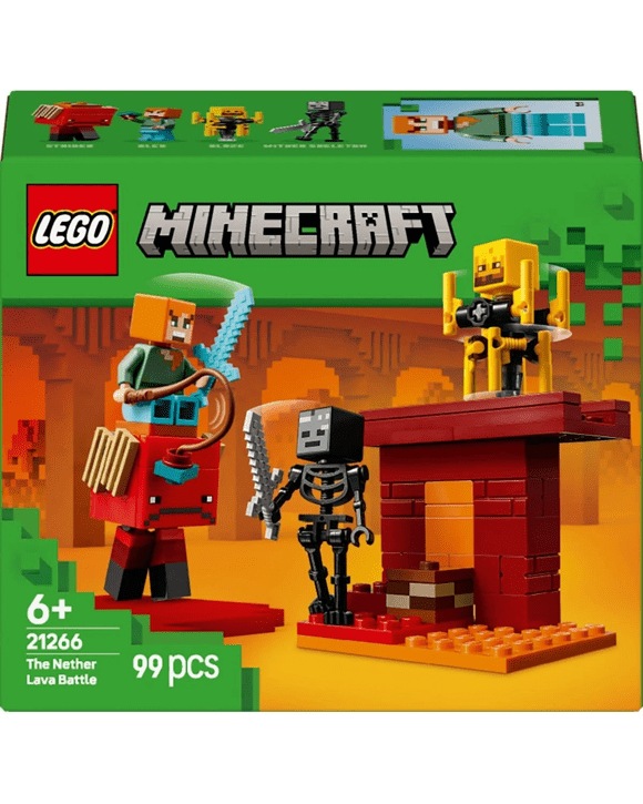 LEGO Minecraft The Nether Lava Battle 21266 Kmart