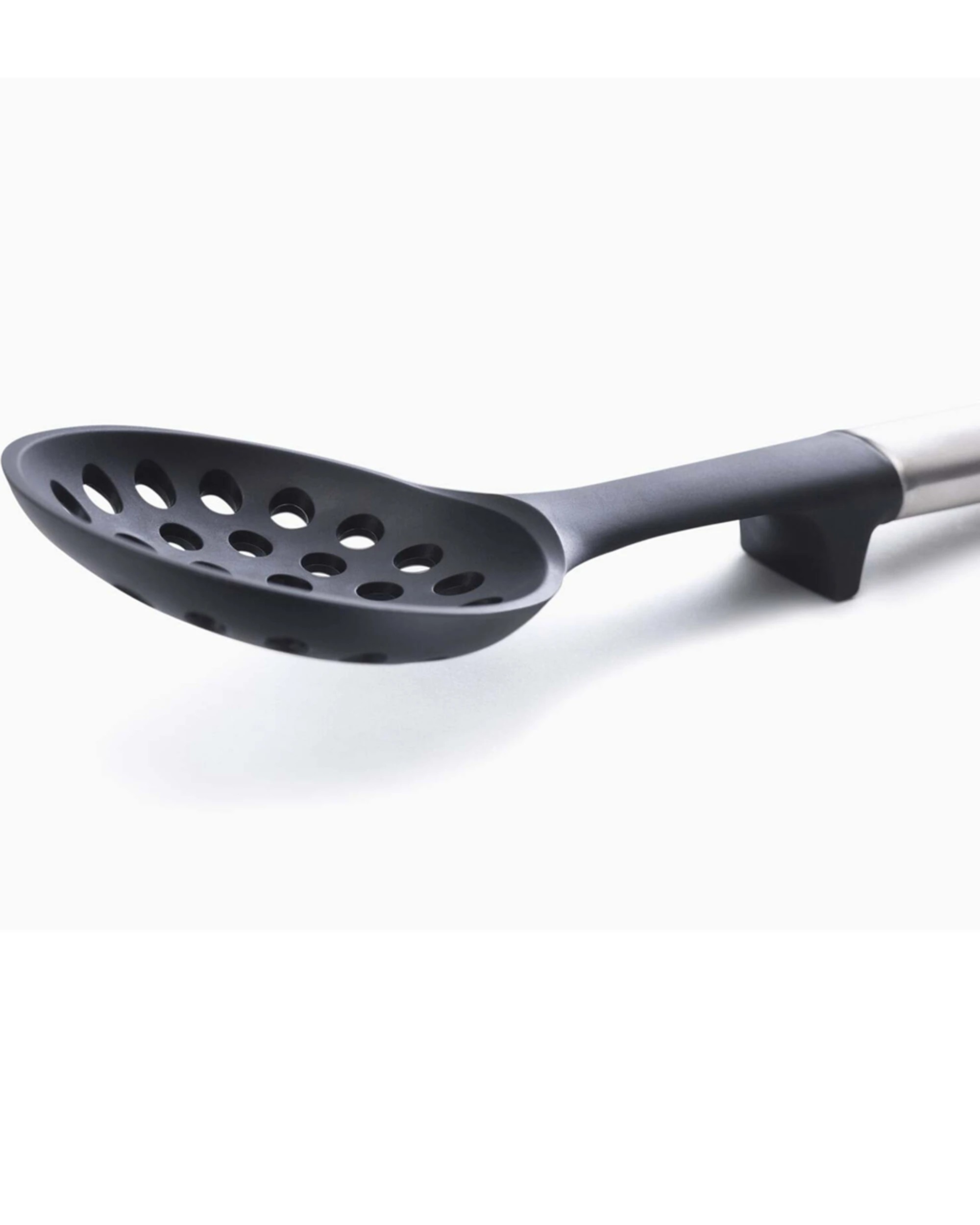 3 Joseph Joseph 5pc Elevate Fusion Silicone Cooking Utensil Set Weighted Handle With Stand - Black, 3 of 7