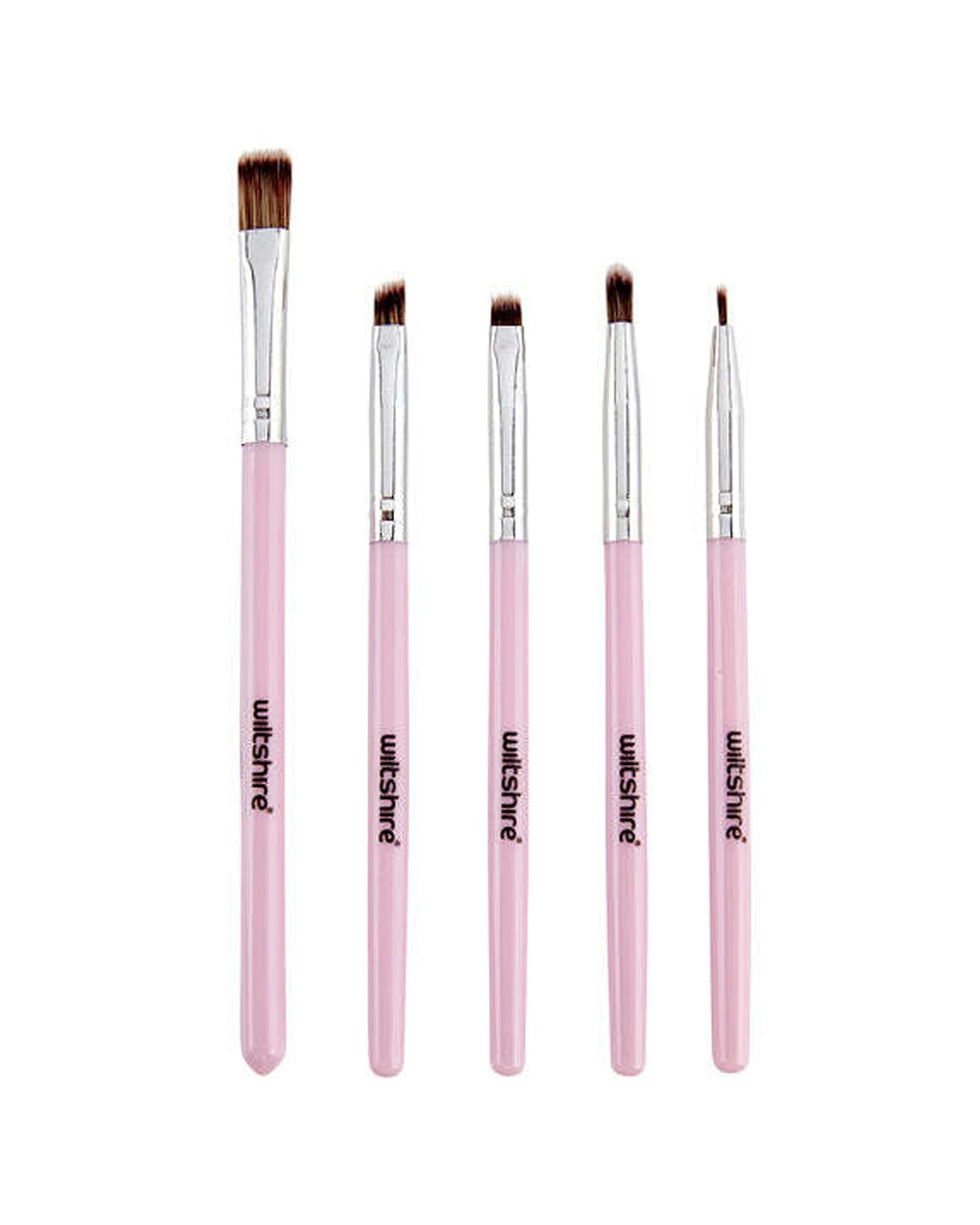 1 Wiltshire 5pc Wiltshire Food Safe Cake Fondant & Cookies Decorating Baking Brush Set - Pink, 1 of 2