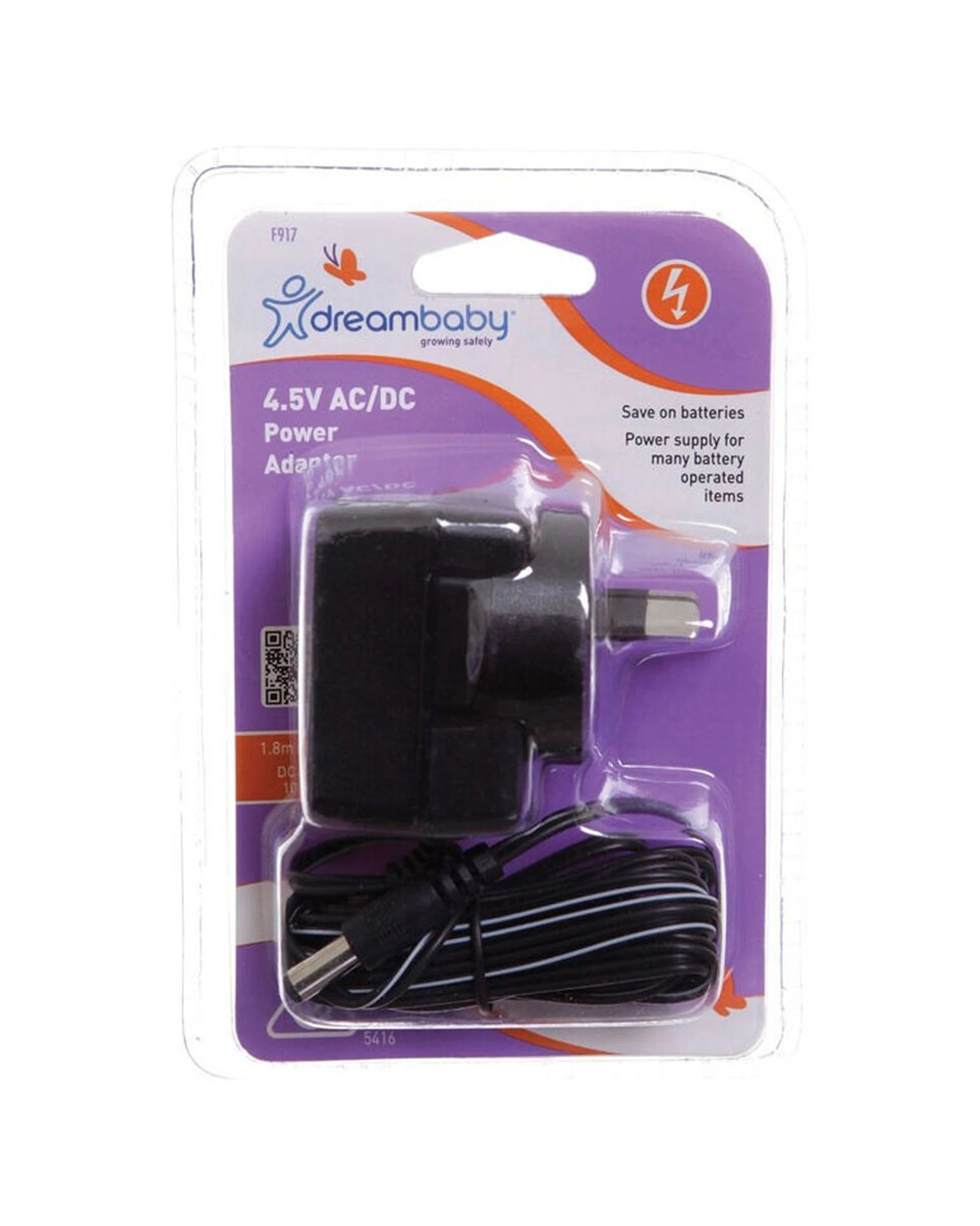 1 Dreambaby 4.5 V AC DC Plug In Power Adapter - Black, 1 of 1