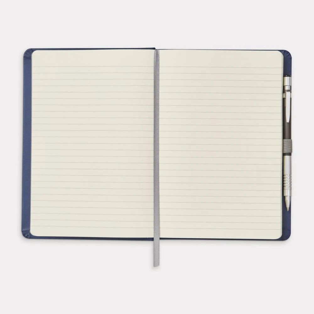 3 Otto A5 Notebook with Mechanical Pencil 192 Pages Navy, 3 of 6