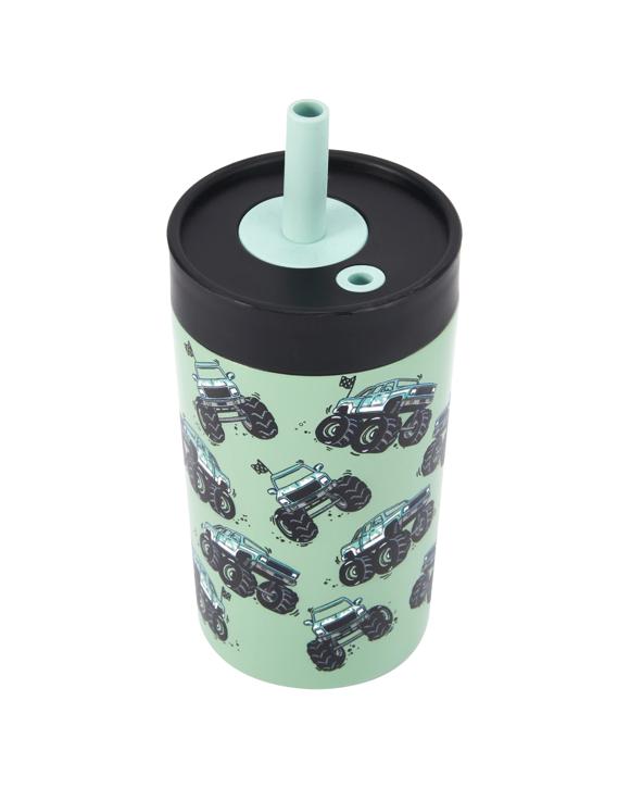 400ml Cars Double Wall Sipper Tumbler