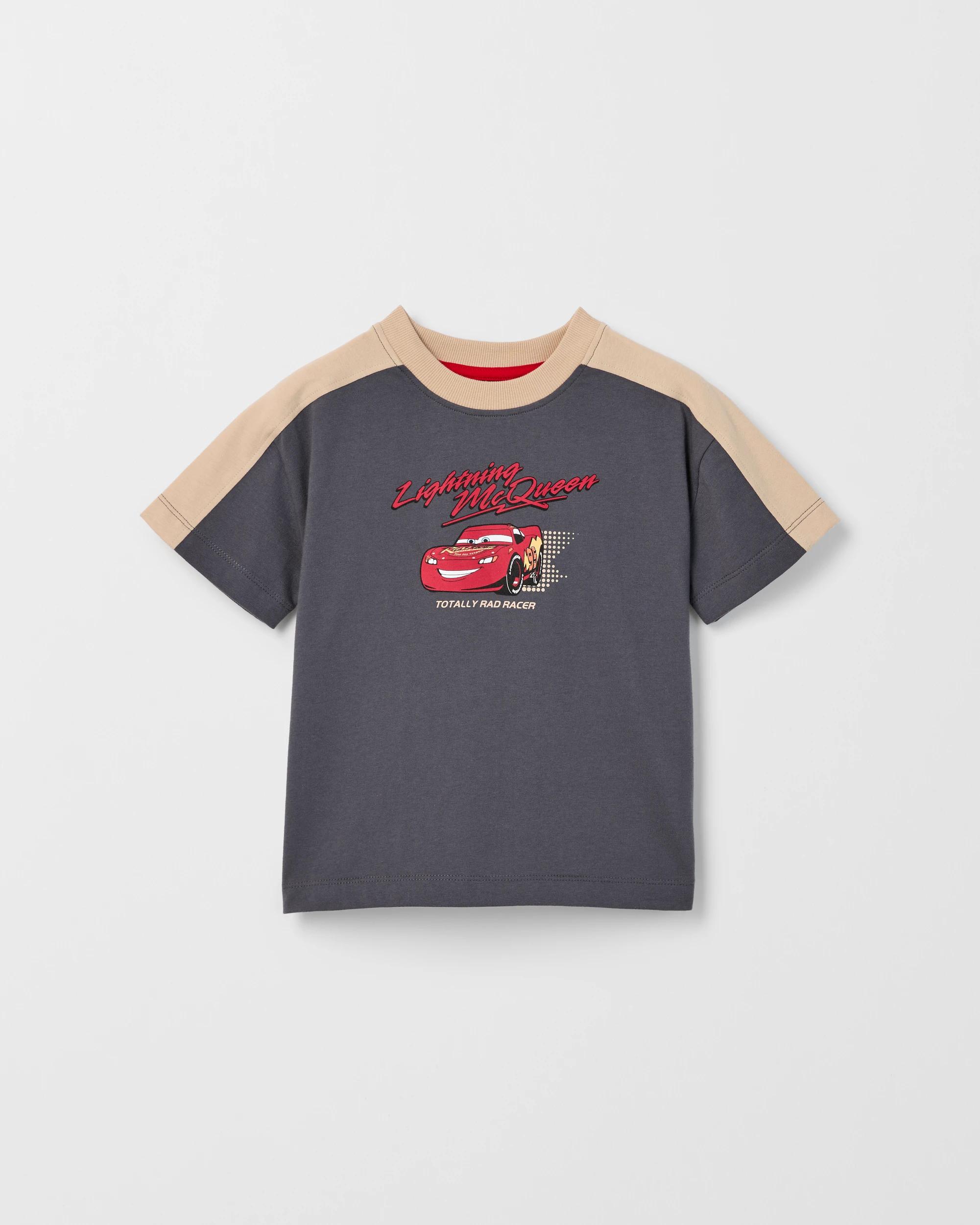 5 Disney Pixar Cars Australian Cotton Oversized T-Shirt CHARCOAL, 5 of 7