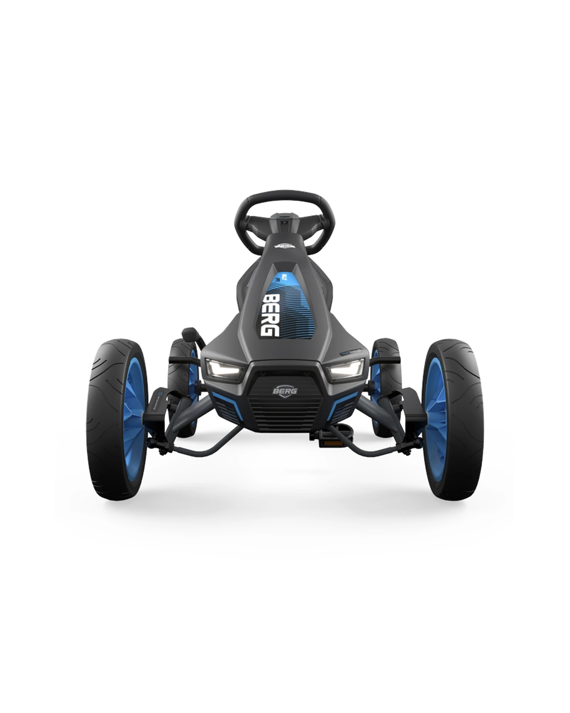 2 Berg Apx Rally 124cm Kids/children's Pedal Go Kart Ride On Cherokee Blue 4-12y - Blue, 2 of 5