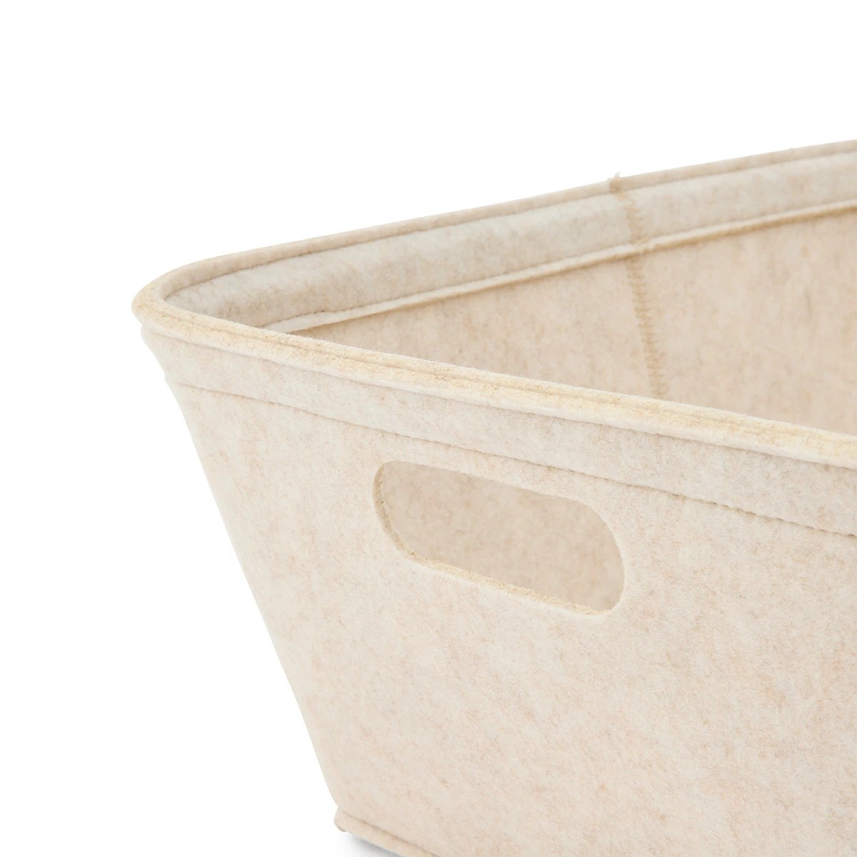 7 Felt Tub - Small, Beige, 7 of 10
