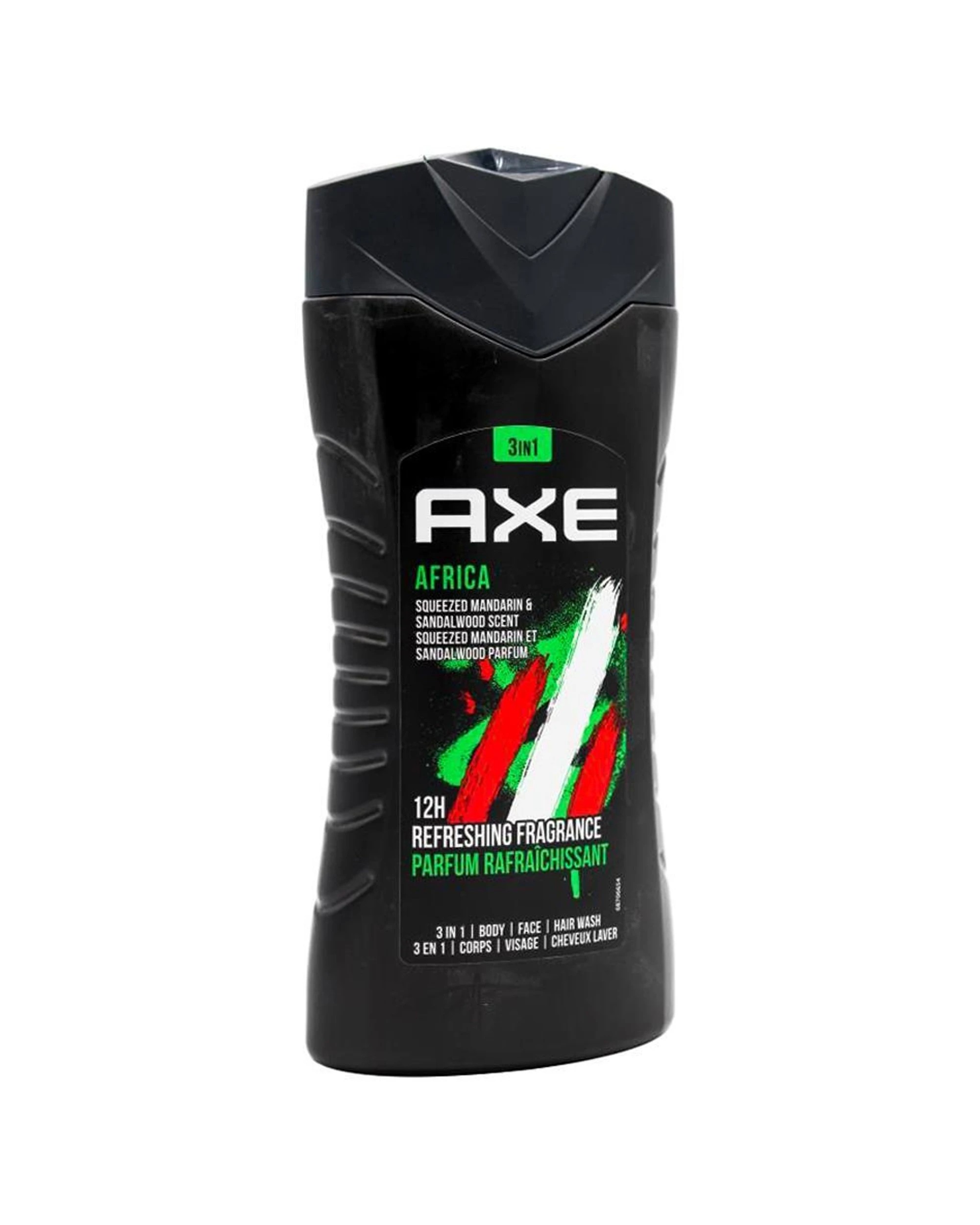 4 Axe 12pk Africa 3-in-1 Body Face Hair Wash 250ml For Men Mandarin Sandal - Multi, 4 of 4