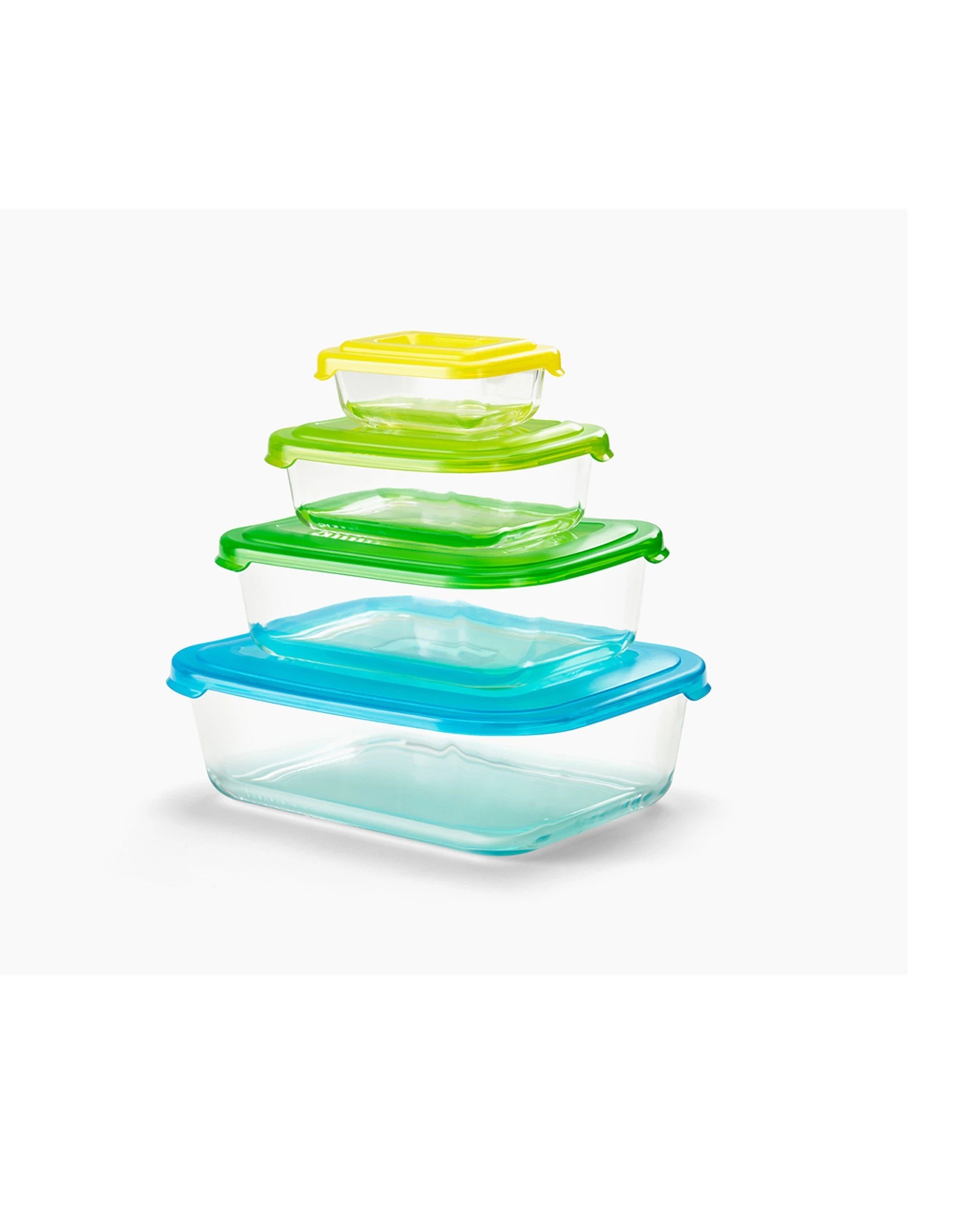 2 Joseph Joseph 4pc Nest Glass Food Storage Container Set With Lids - Multi, 2 of 6