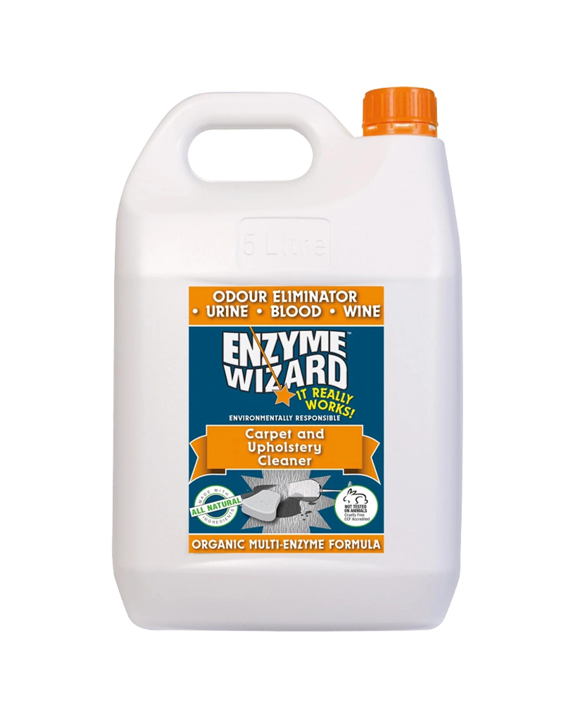 1 Enzyme Wizard Carpet Upholstery Cleaner 5L Stain Remover - Multi, 1 of 1