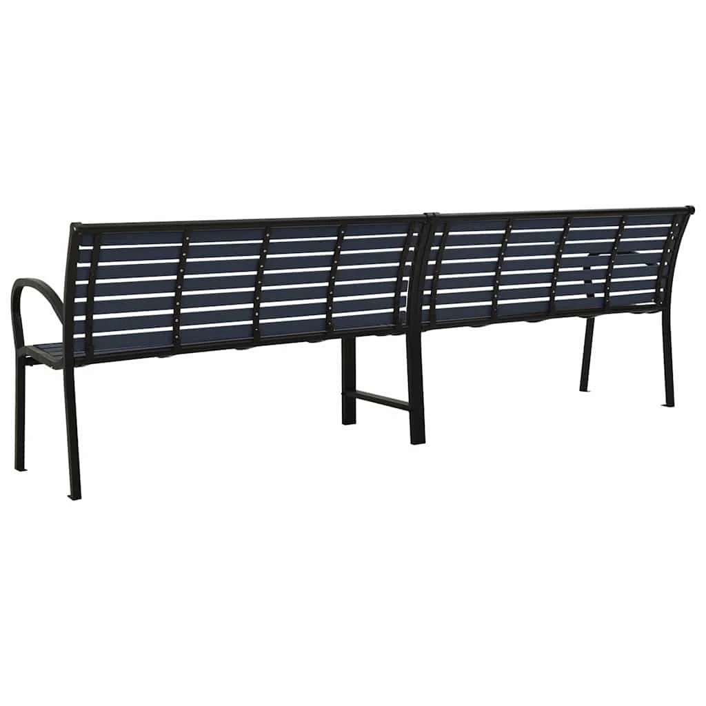 5 vidaXL Garden bench Durable - Black, 5 of 7
