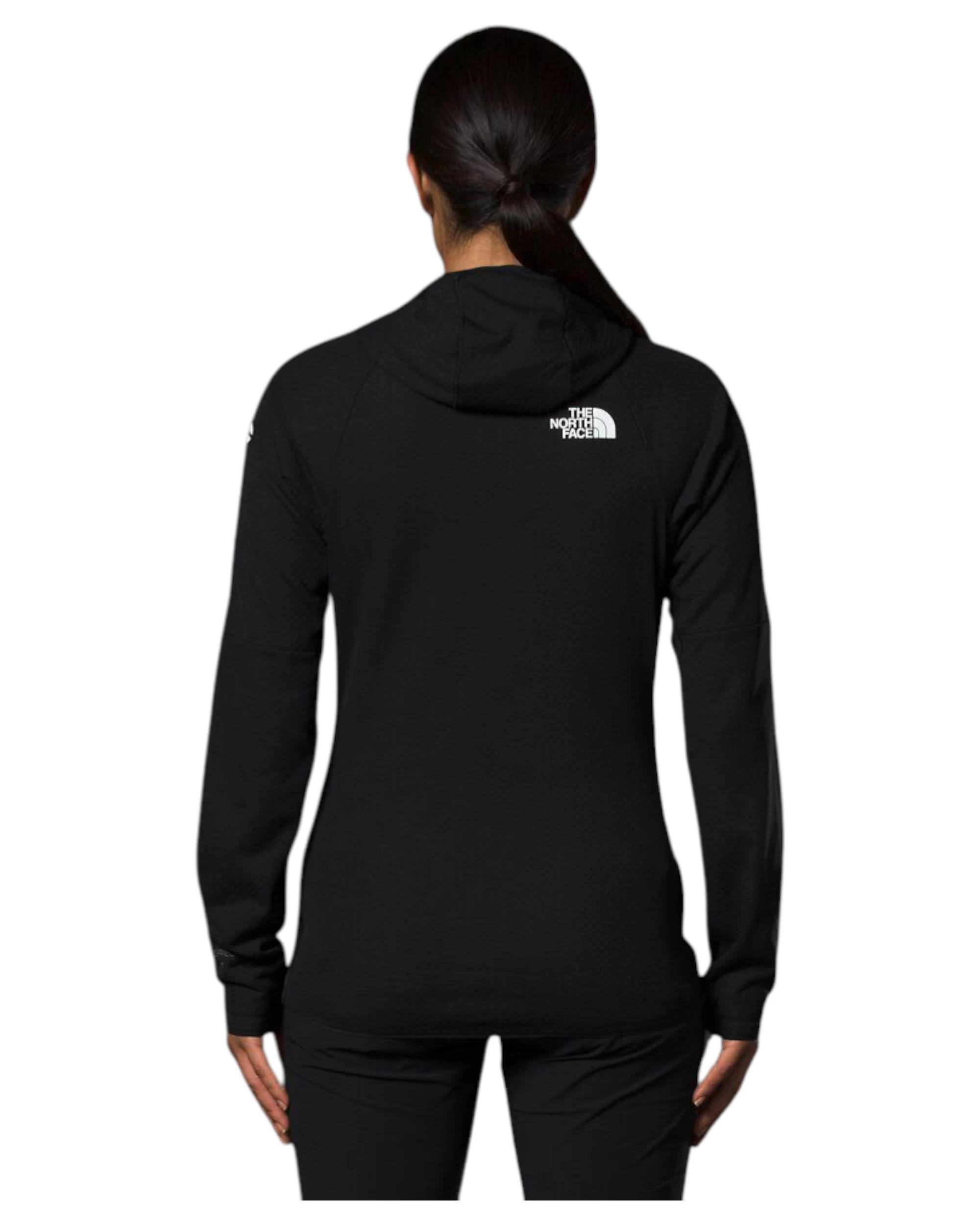 3 The North Face Womens Summit Futurefleece Black Full Zip Logo Hoodie BLACK, 3 of 5