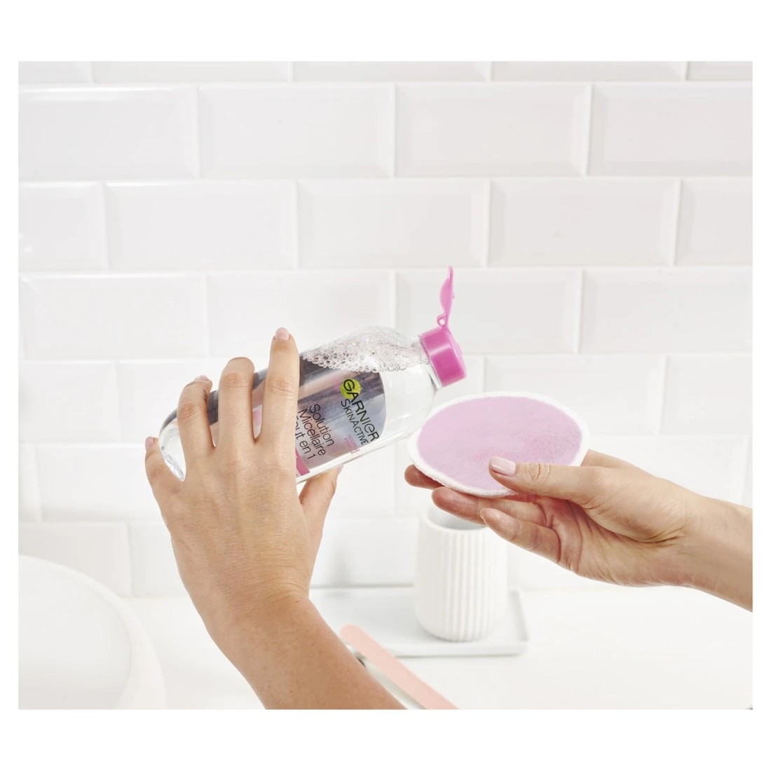 4 3 Pack Garnier SkinActive Micellar Reusable Eco Pads, 4 of 10