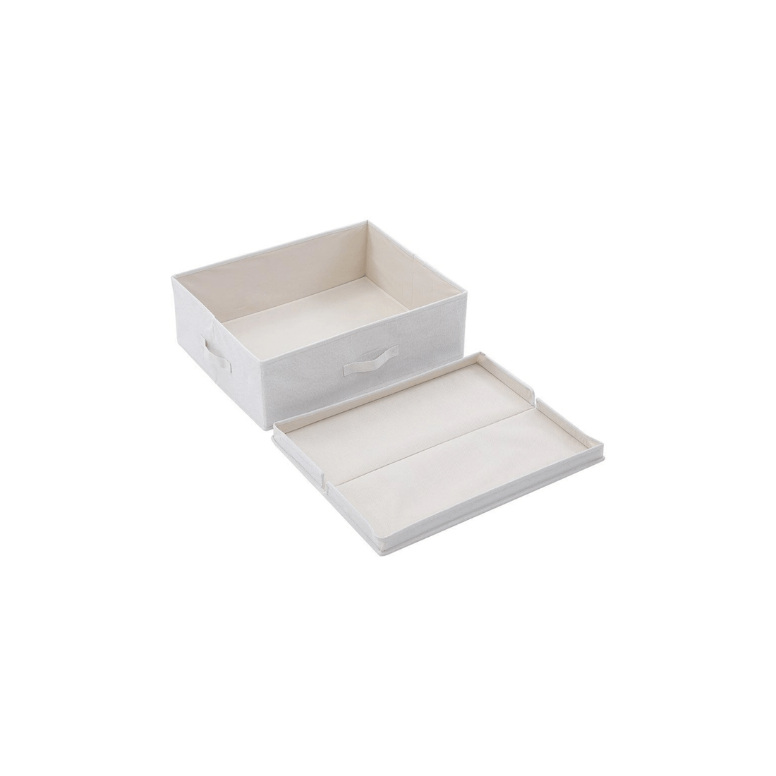 6 Boxsweden Kloset Linen Storage Underbed Box 4 Pack 55x44x18cm With Lid
 - plain, 6 of 6