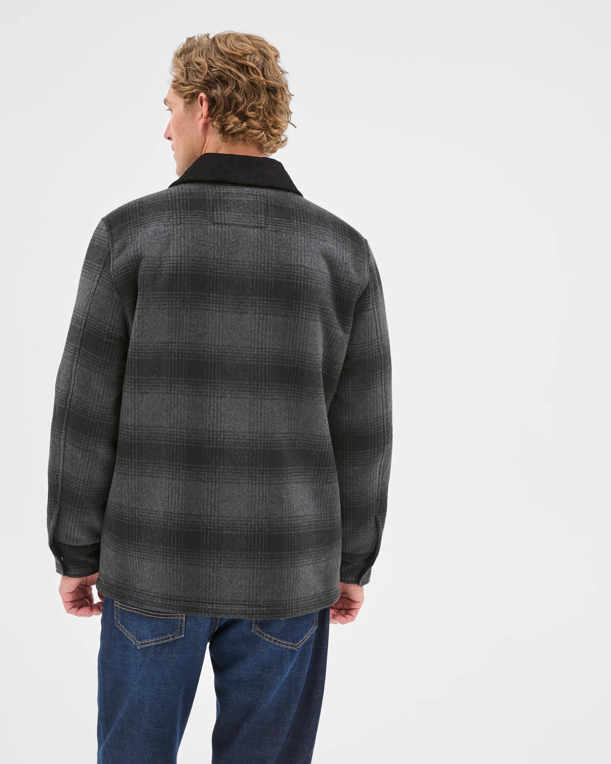 7 Target Man Long Sleeve Bushmans Jacket BLACK, 7 of 7