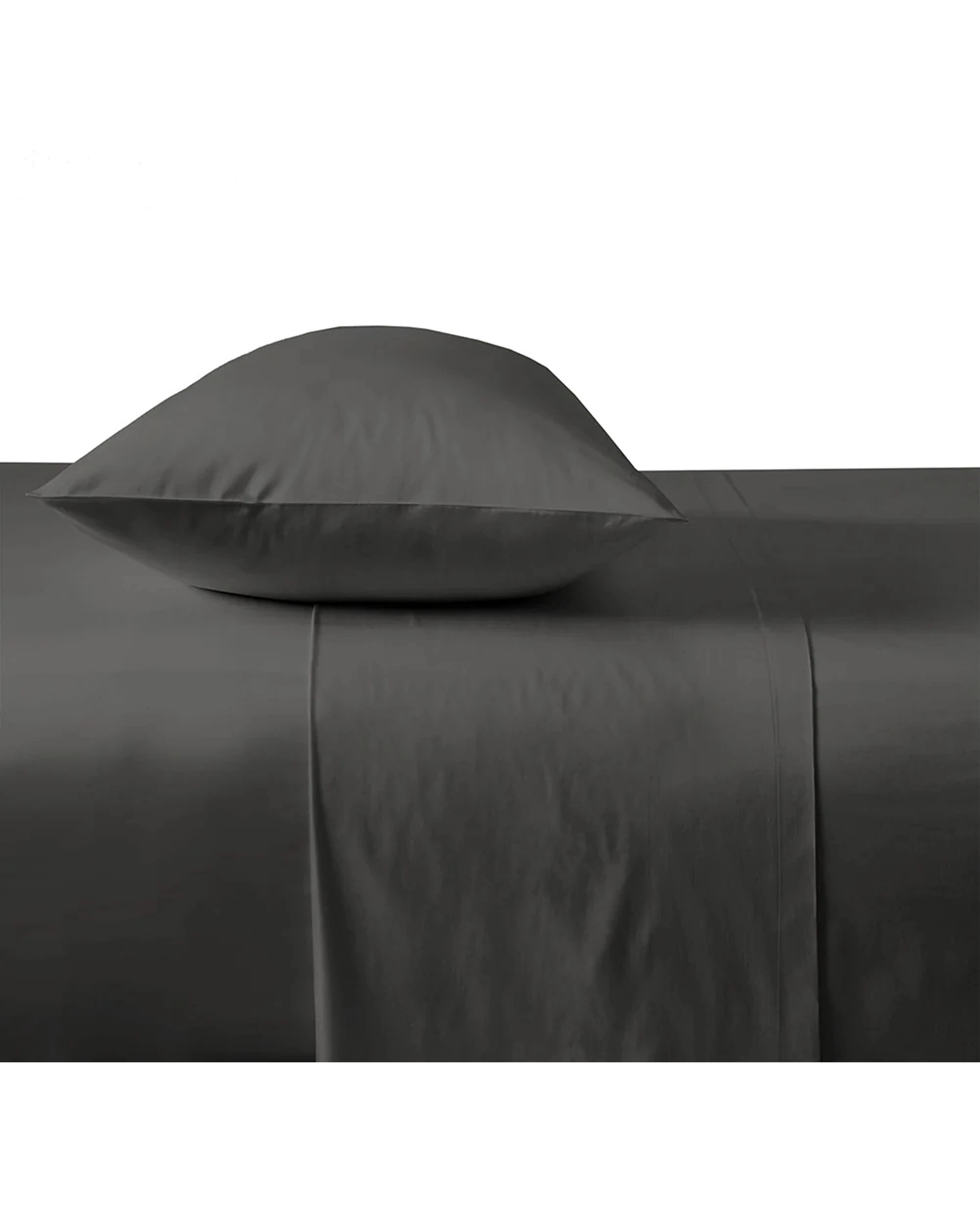 1 Bambury Chateau Flat Sheet Pewter Home Bedding - Queen Bed - Grey, 1 of 3