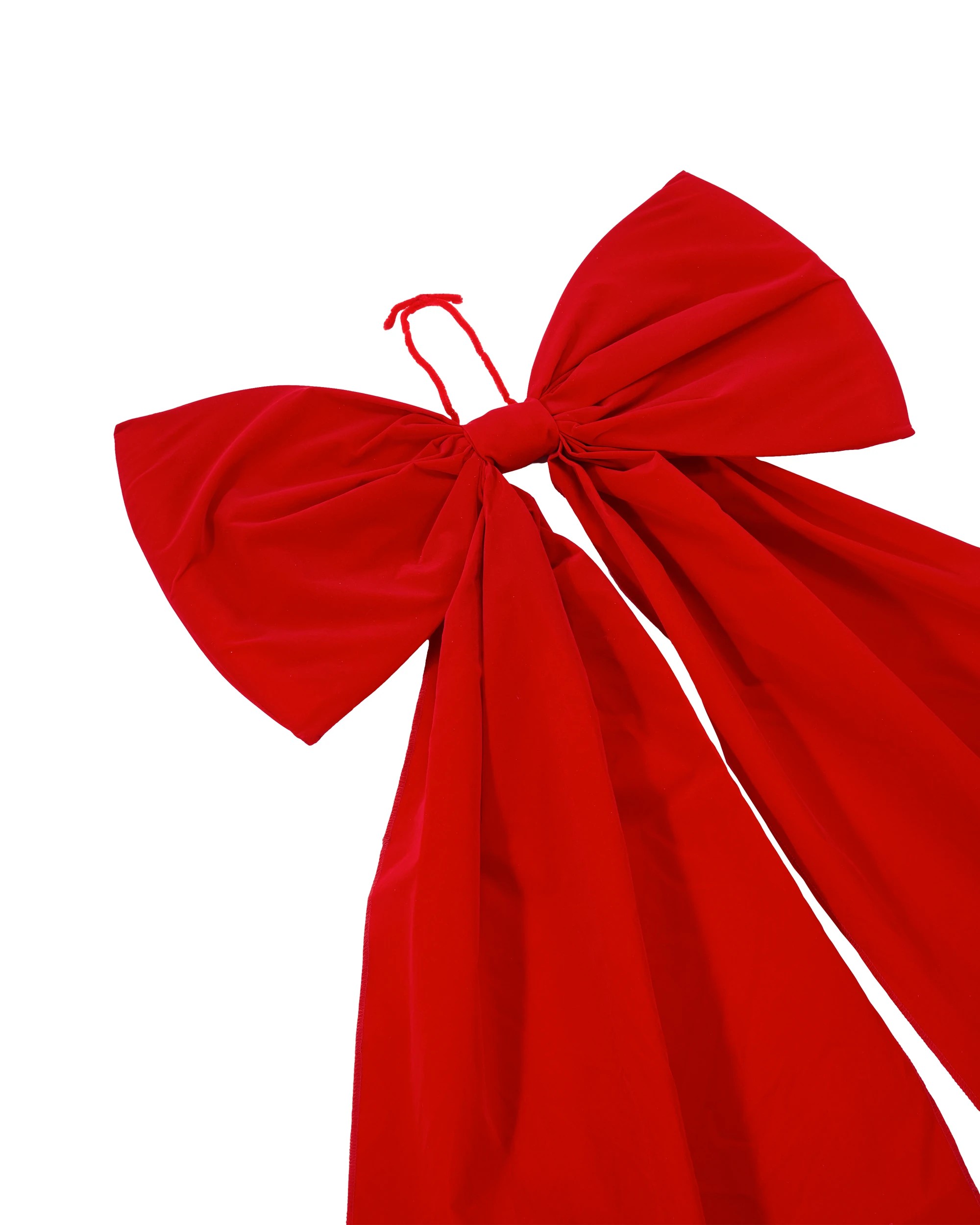 4 Giant Bow Tree Topper - Red, 4 of 5
