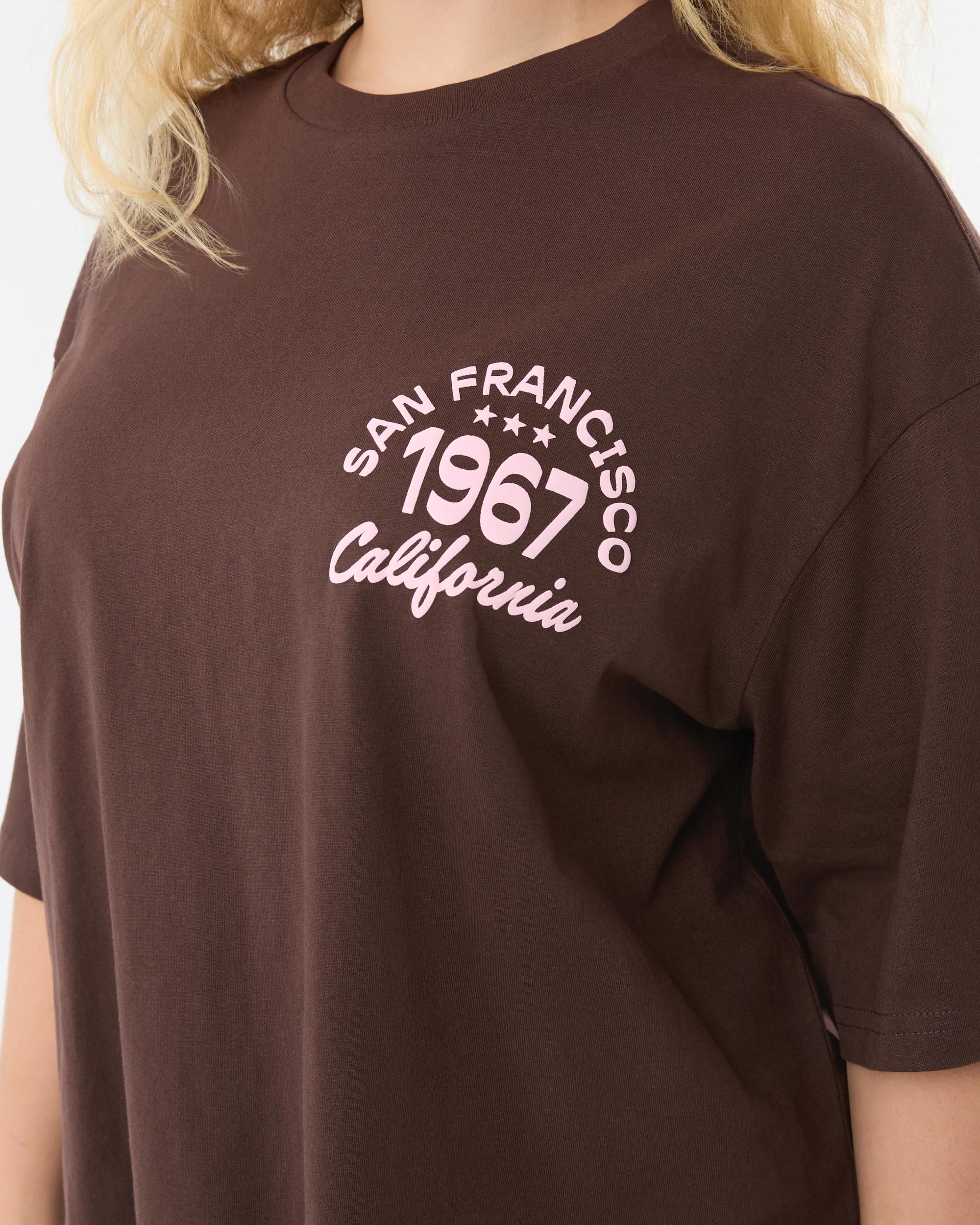 4 Short Sleeve Oversized Chopped Print T-shirt 1967, 4 of 7