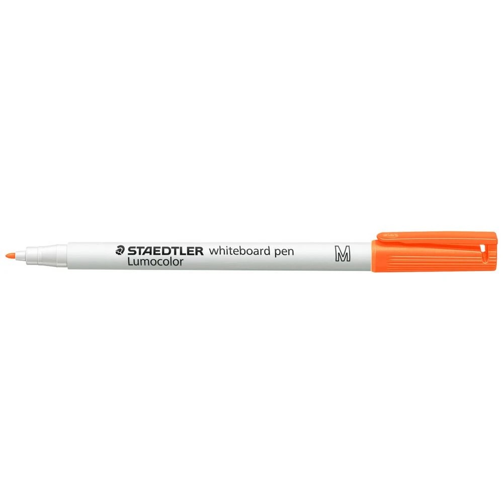 1 Staedtler Lumocolor Compact Whiteboard Bullet Pen Orange, 1 of 5