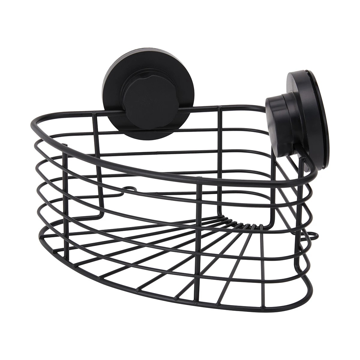 3 Black Suction Corner Caddy, 3 of 7