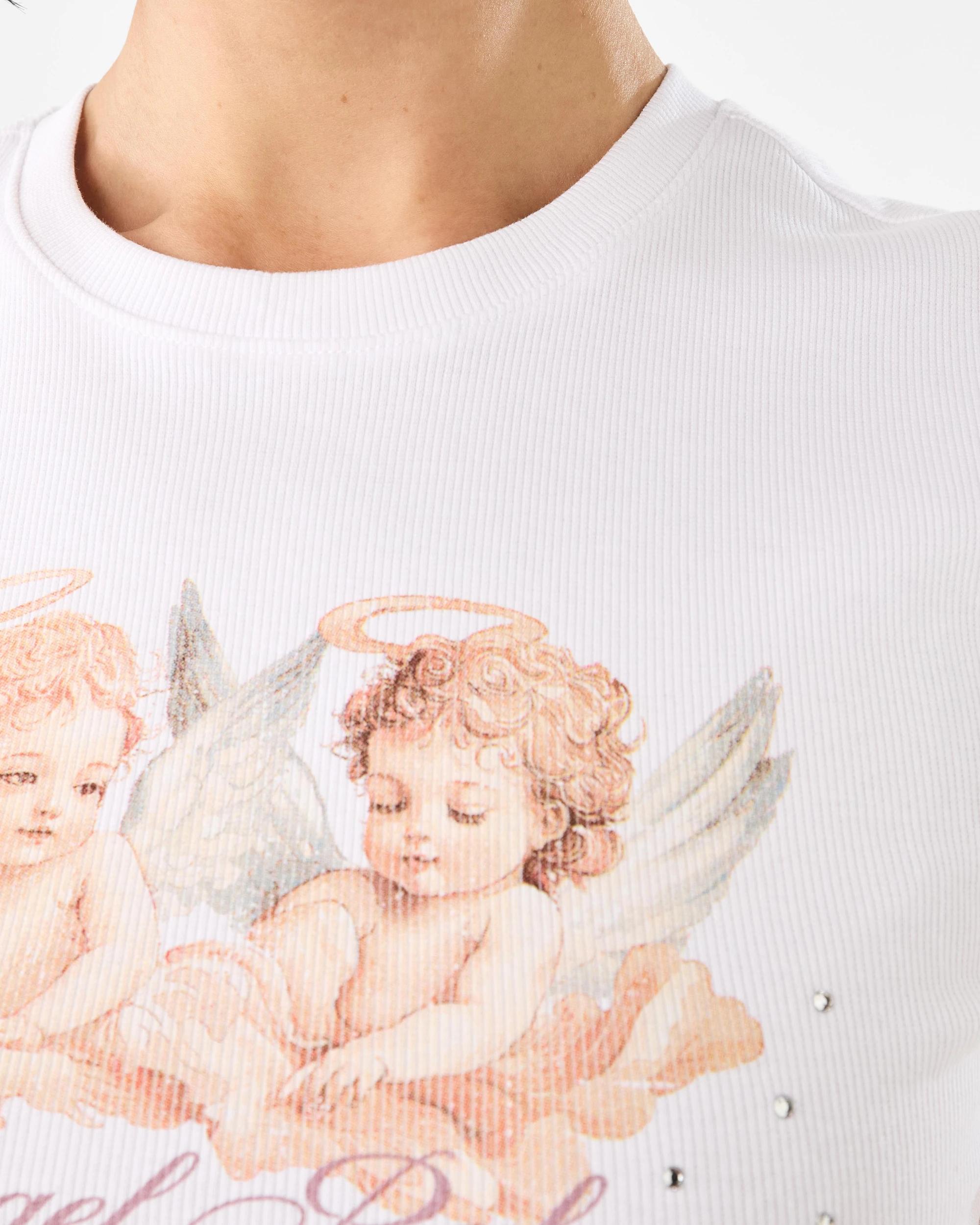 6 Neat Fit Print Rib T-shirt Angel, 6 of 9
