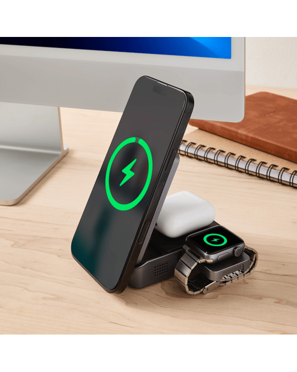 Qi2 3-in-1 Foldable Wireless Charger
